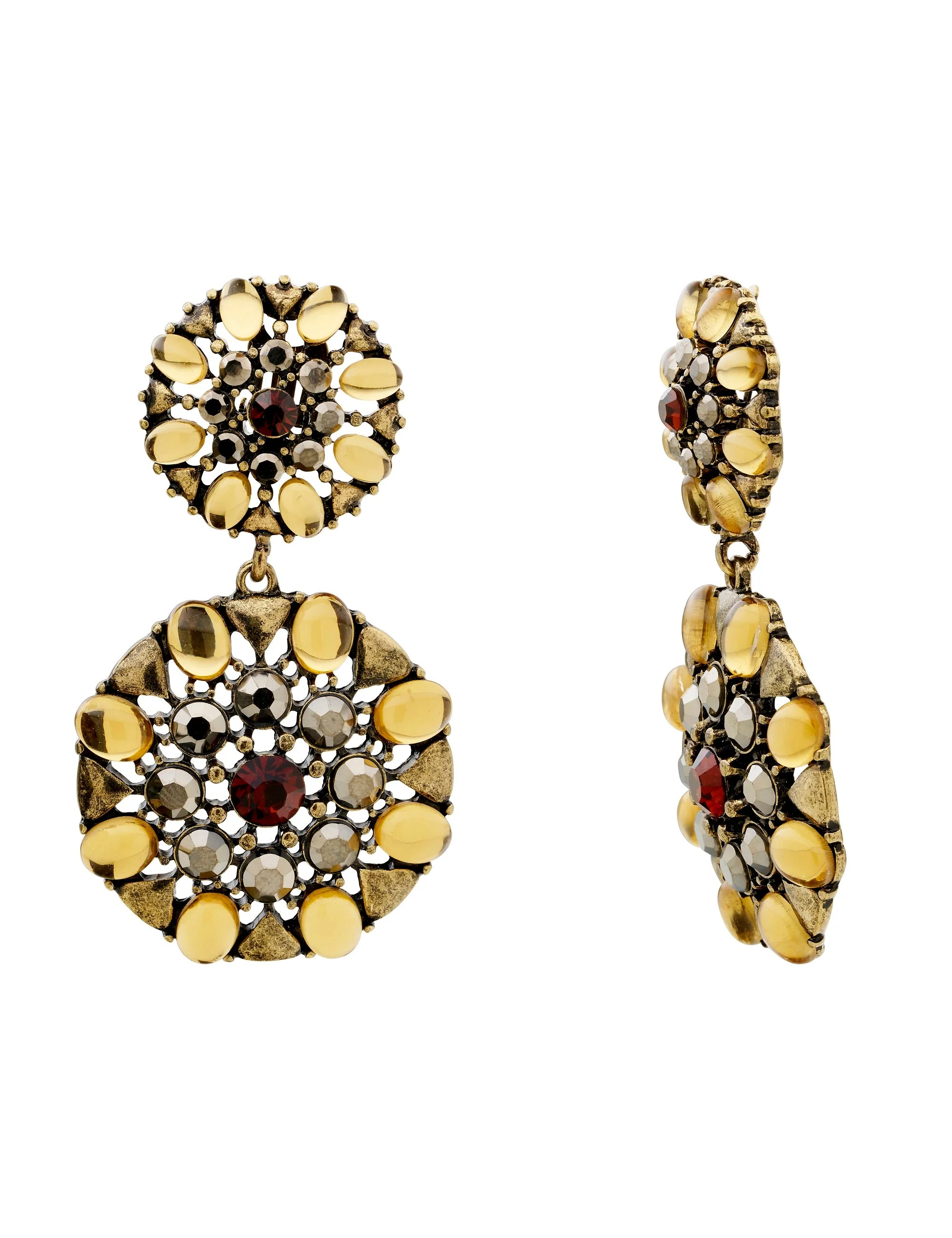ANTIQUE STATEMENT CLIP EARRING - Image 3