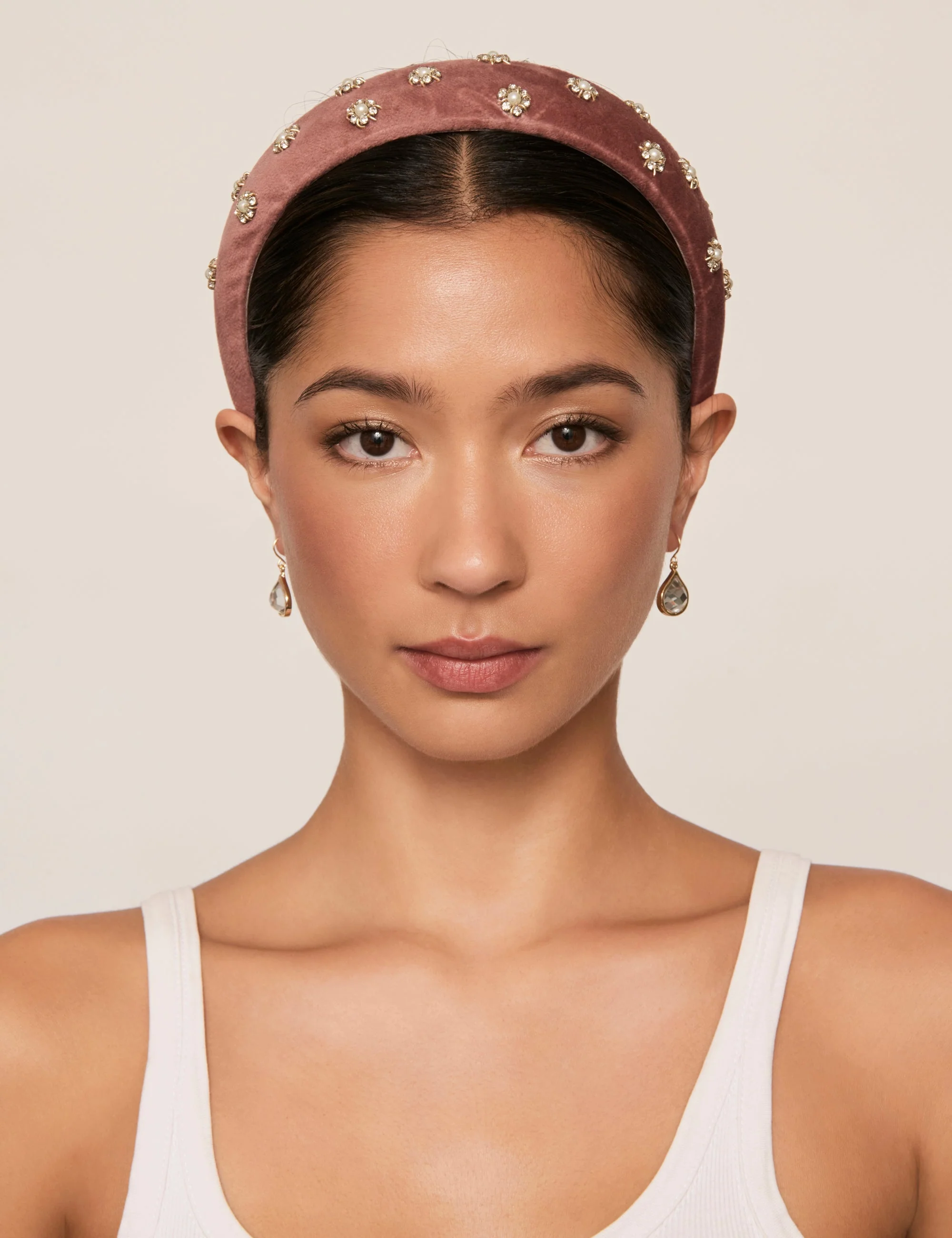 BAROQUE PADDED VELVET HEADBAND - Image 2