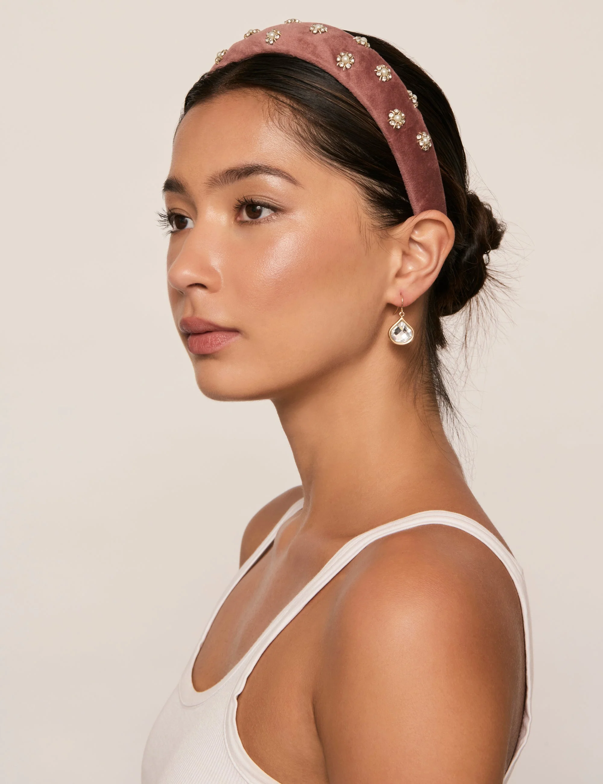 BAROQUE PADDED VELVET HEADBAND - Image 5