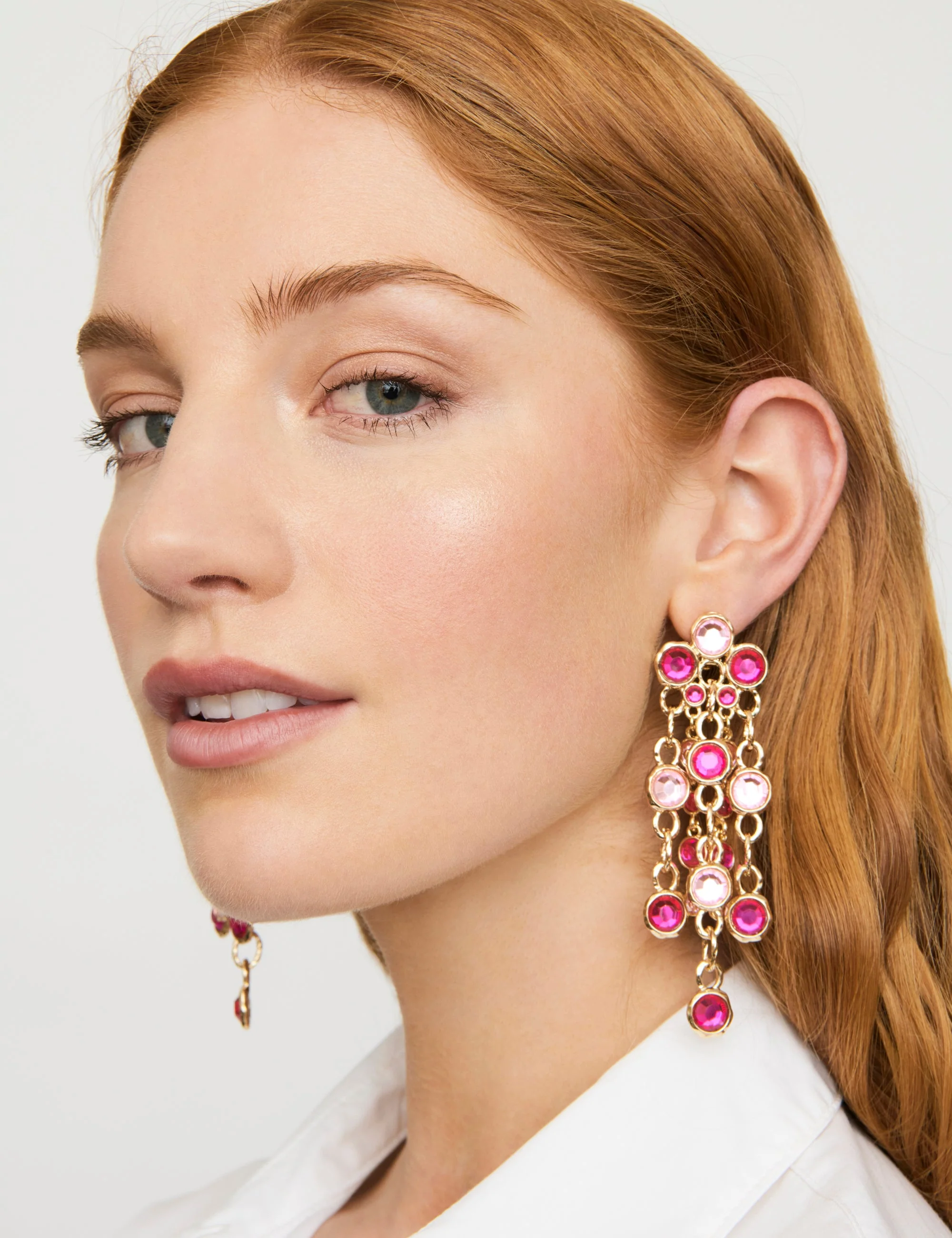 BEJEWELLED DROP EARRINGS - Image 2