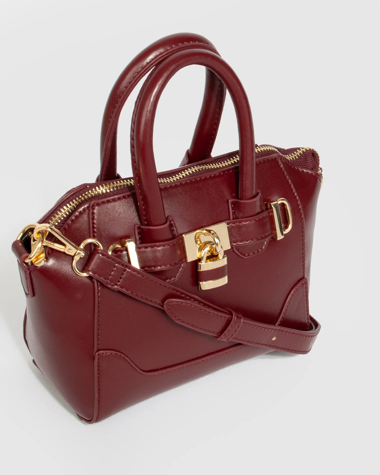 Berry Frankie Lock Tote Bag - Image 3
