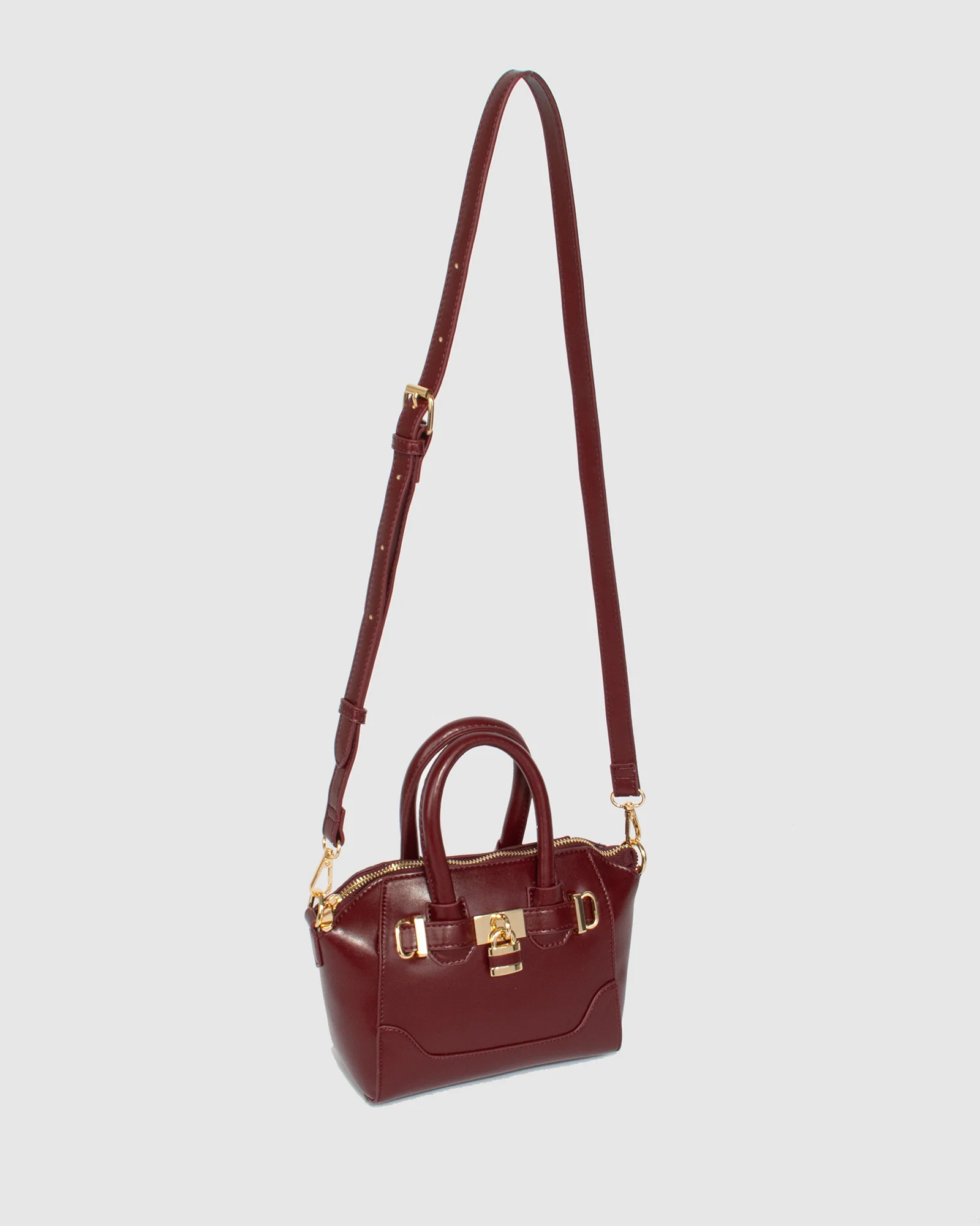 Berry Frankie Lock Tote Bag - Image 4