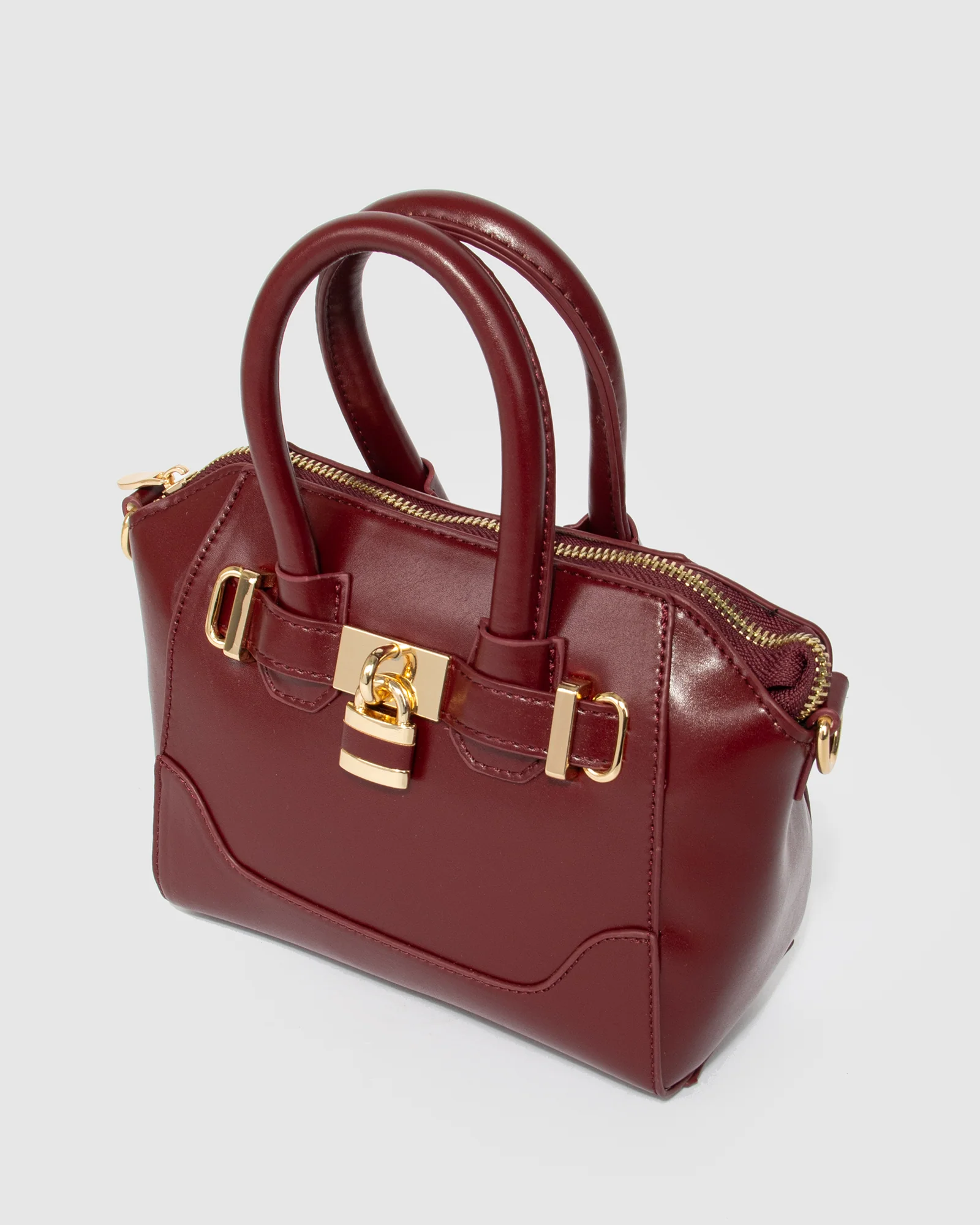 Berry Frankie Lock Tote Bag - Image 5