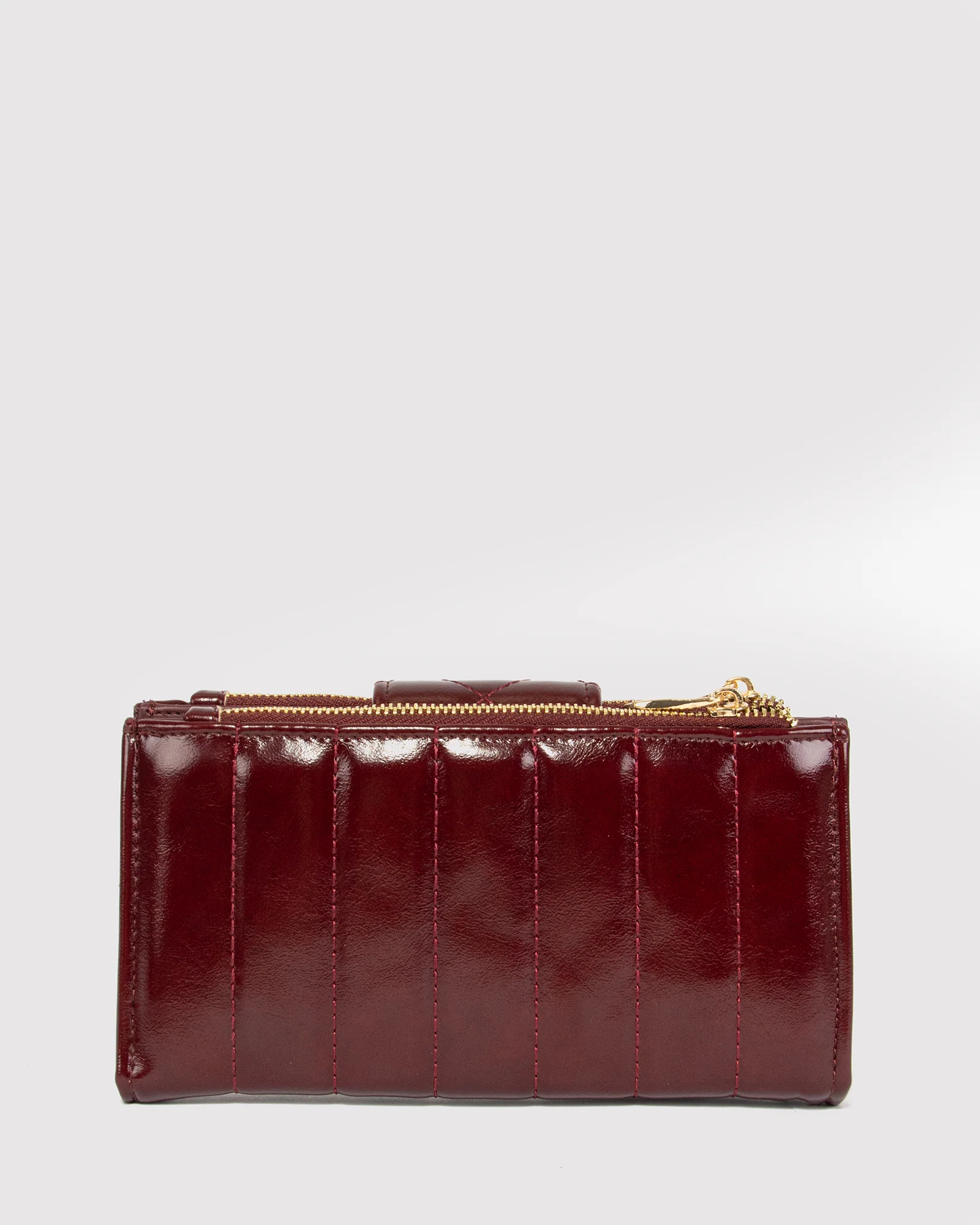Berry Greta Quilt Wallet - Image 4