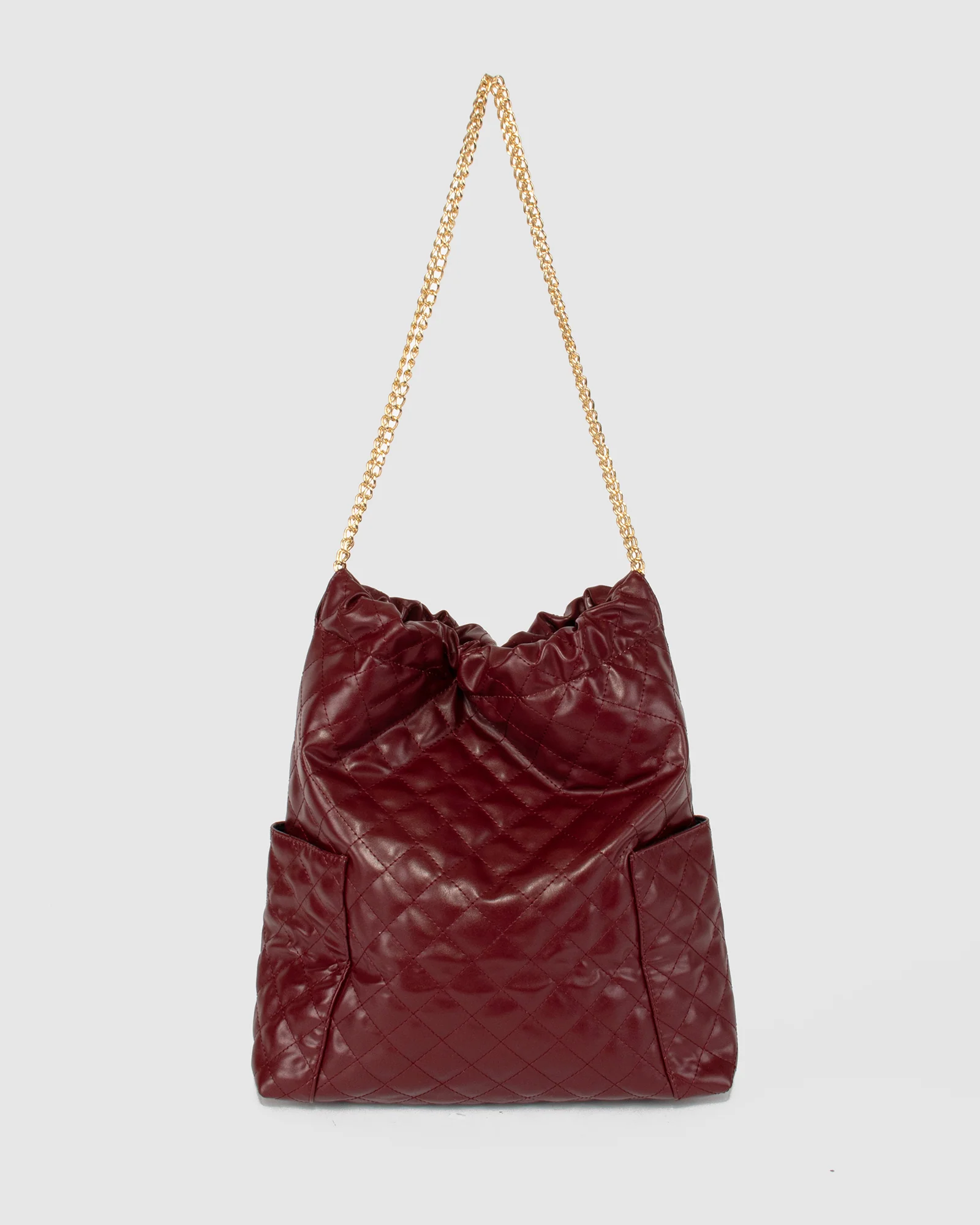 Berry Zara Slouch Quilt Tote - Image 4
