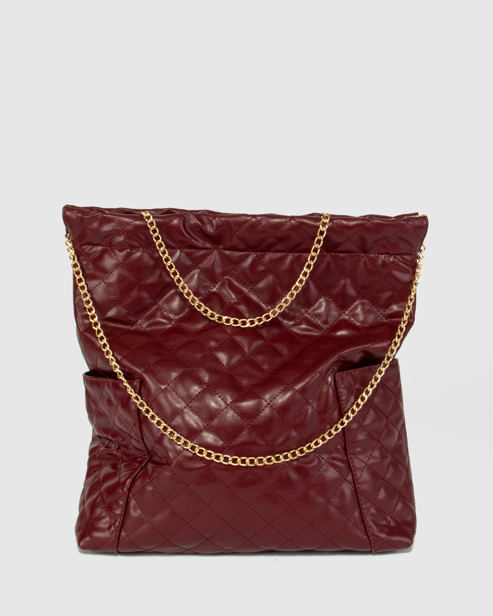 Berry Zara Slouch Quilt Tote - Image 6