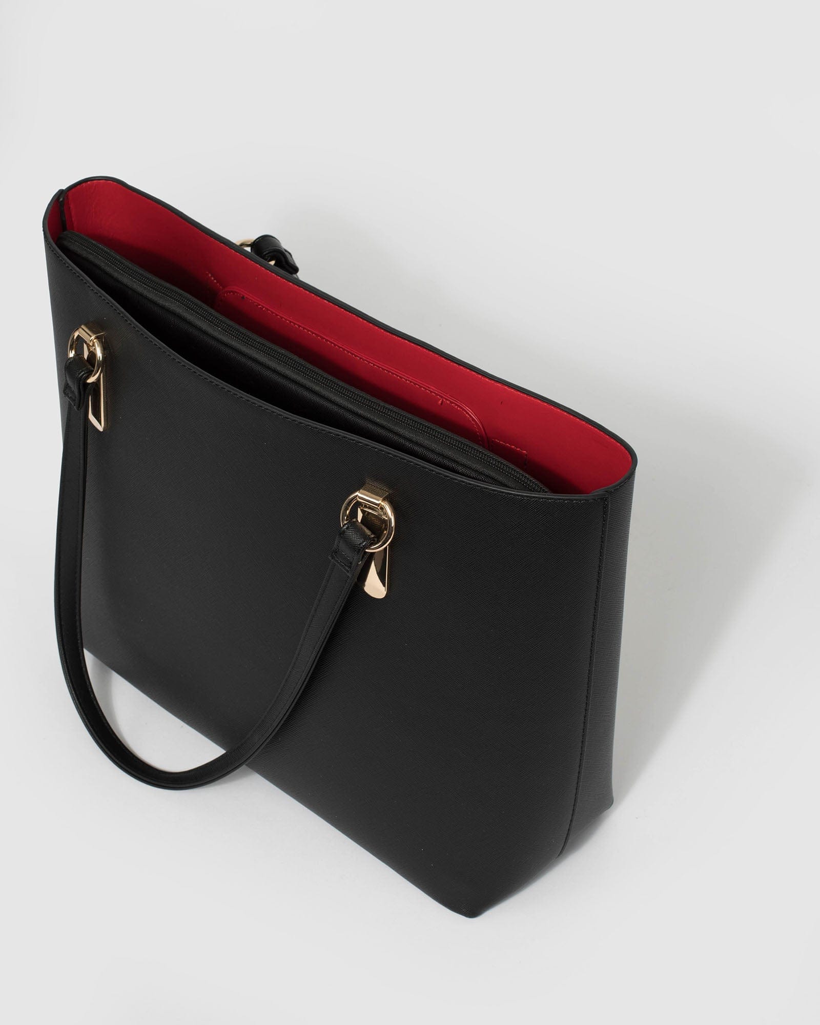 Black & Red Angelina Tote Bag - Image 6