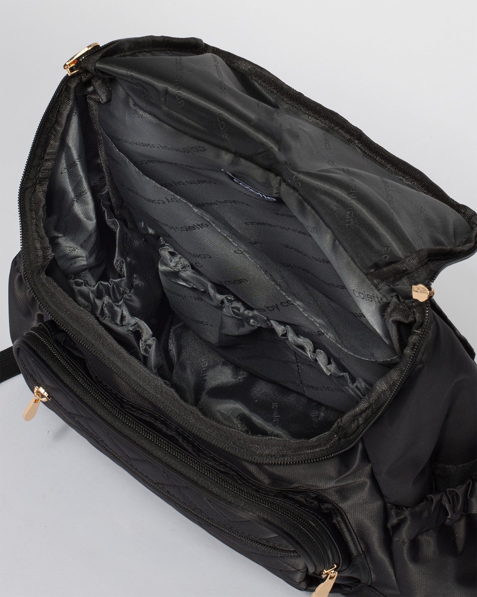 Black And Gold Baby Bag Backpack - Image 9