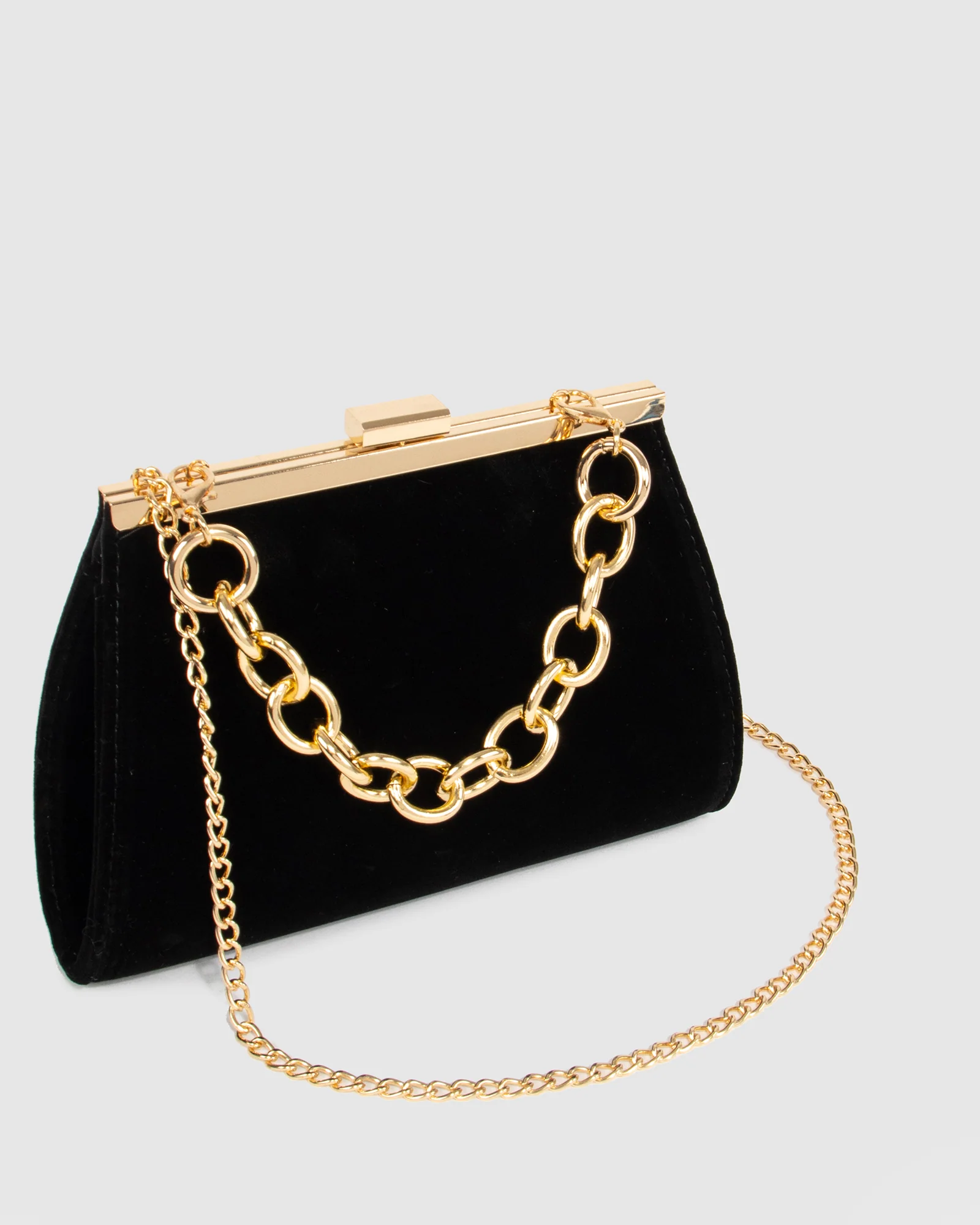 Black Crystal Top Handle Bag - Image 4