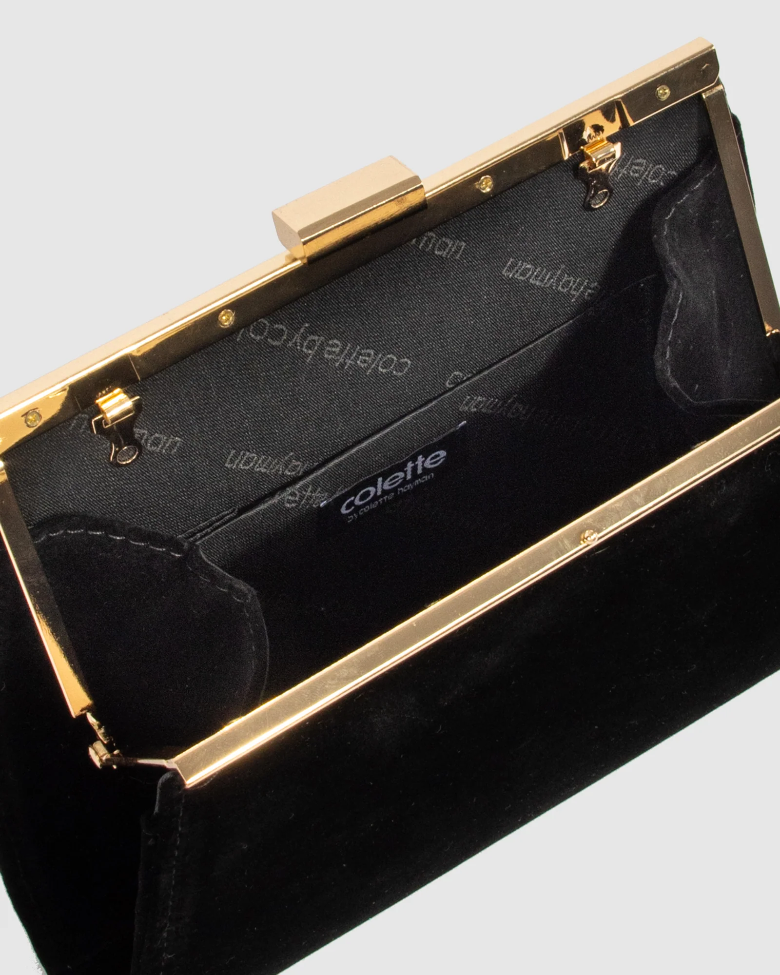 Black Crystal Top Handle Bag - Image 7