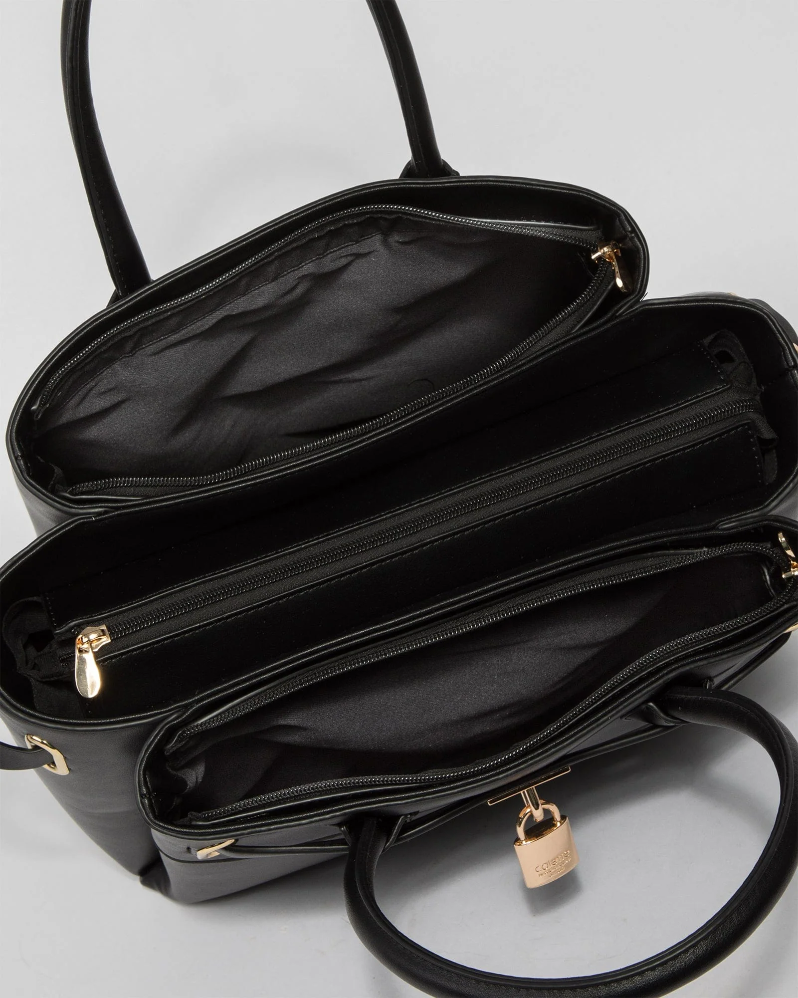 Black Elora Tie Tassel Tote Bag - Image 10