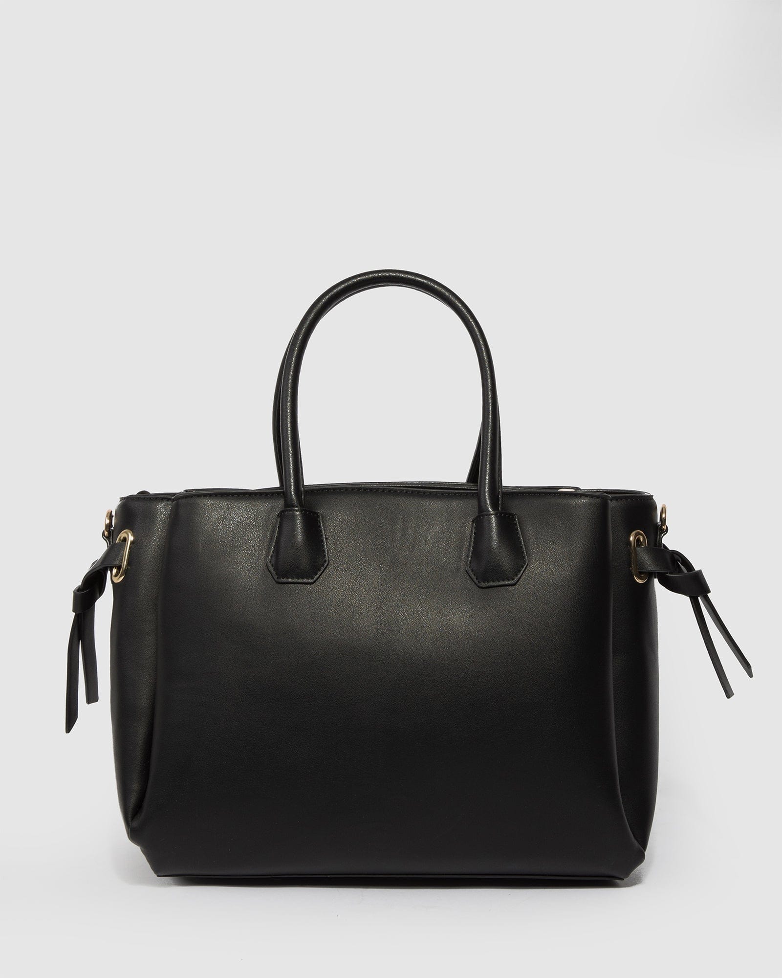 Black Elora Tie Tassel Tote Bag - Image 6