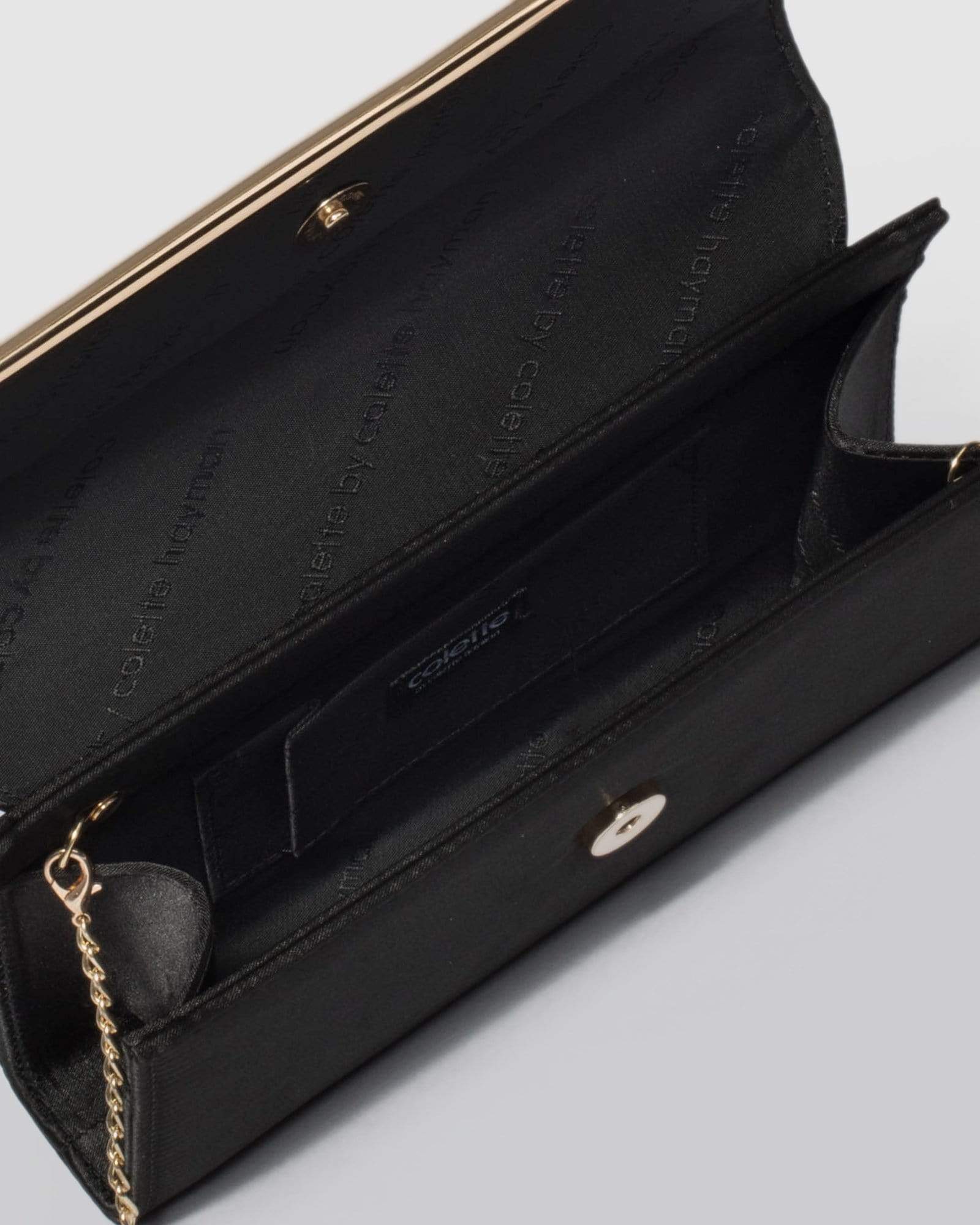 Black Harriet Clutch Bag - Image 6