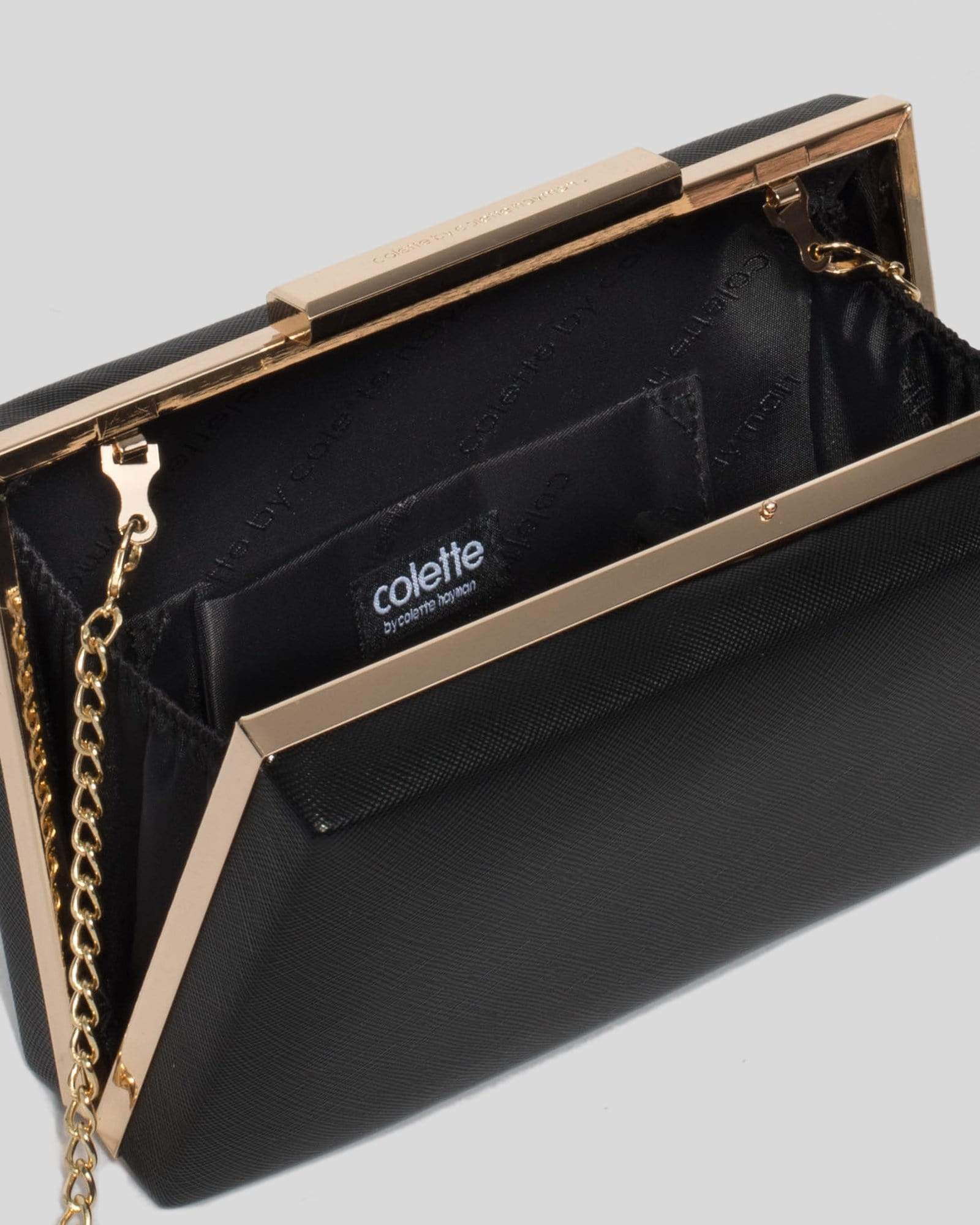 Black Jaimi Clutch Bag - Image 6