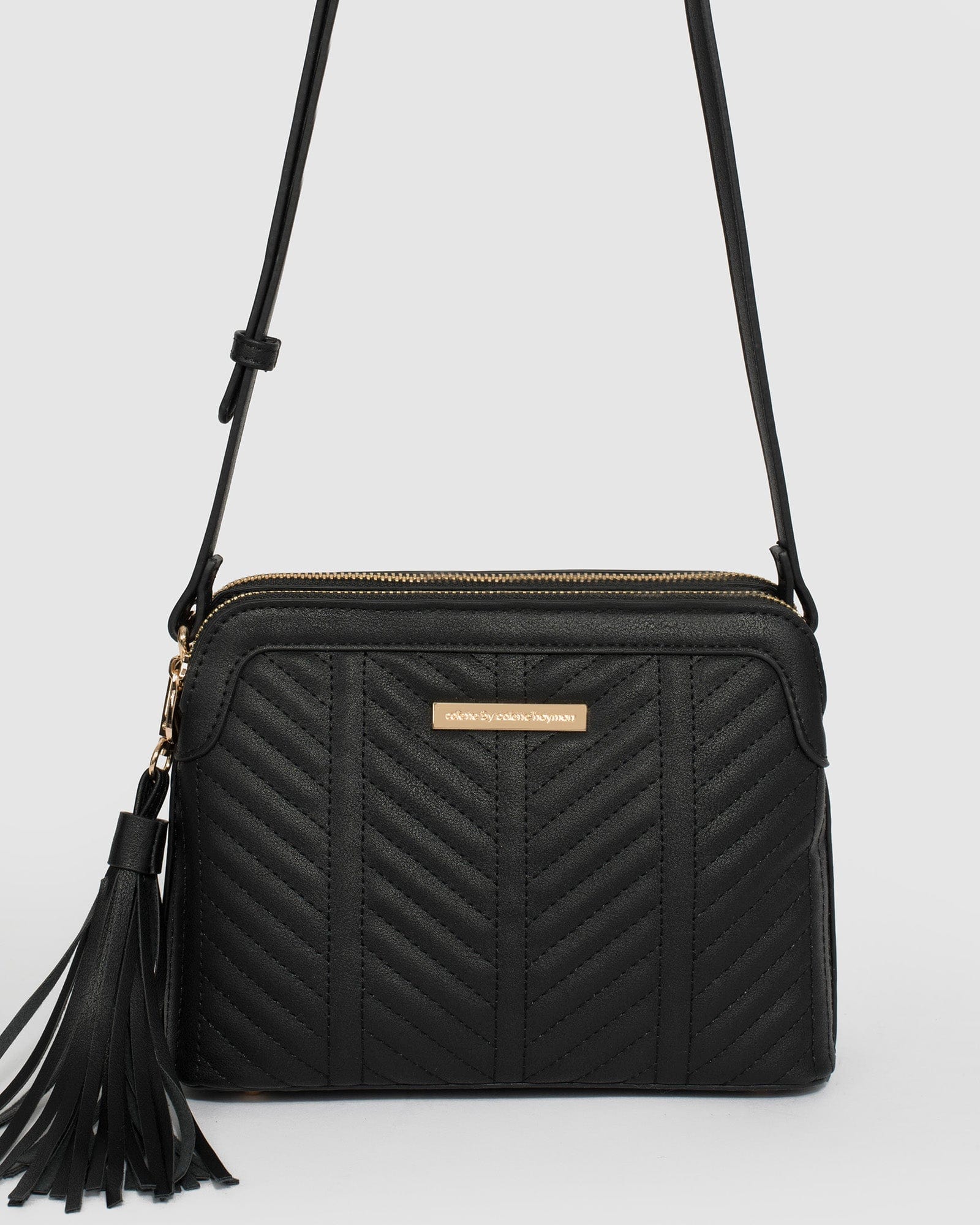Black Joanna Crossbody Bag