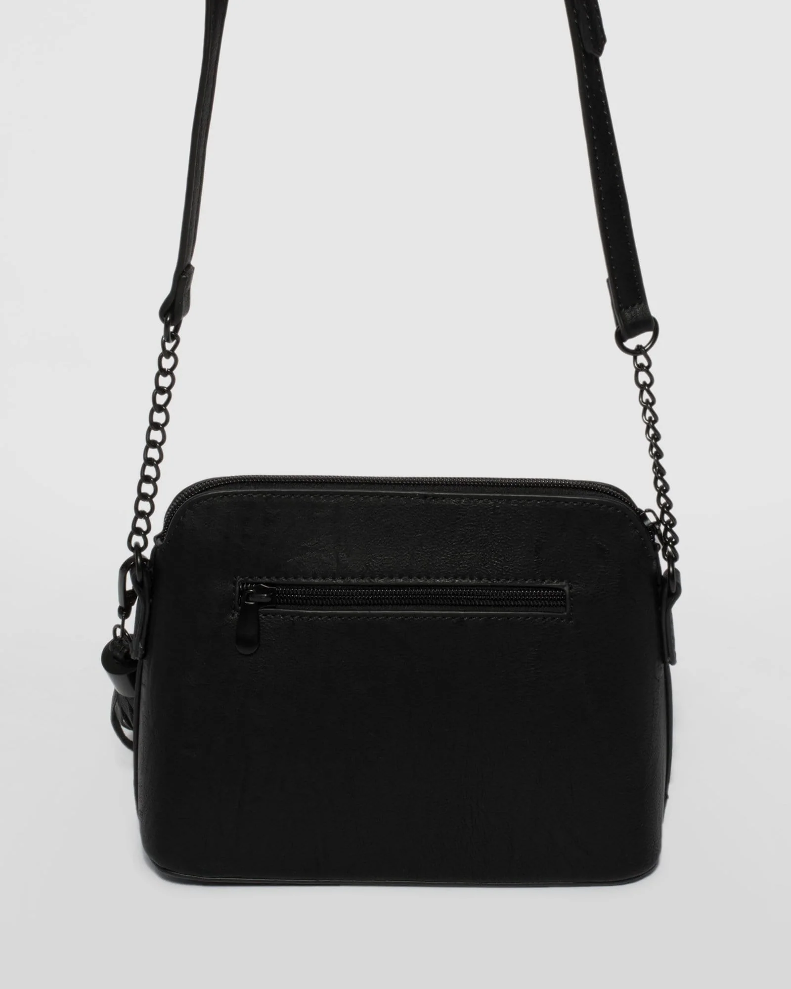 Black Karen Tassel Crossbody Bag - Image 5