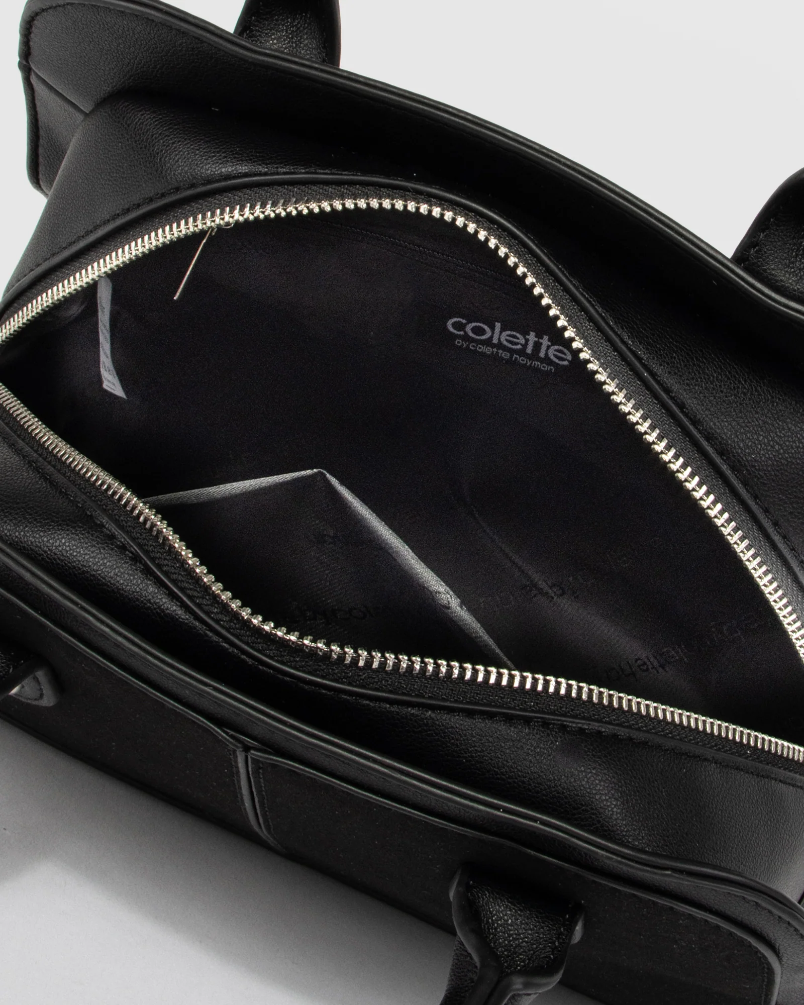 Black Maisie Panel Stud Tote - Image 6
