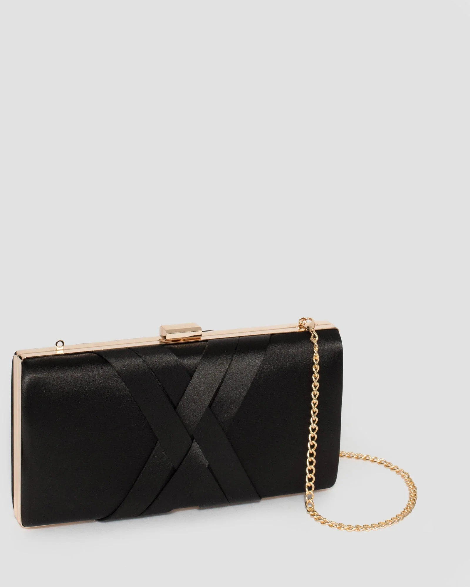 Black Melanie Clutch Bag - Image 3