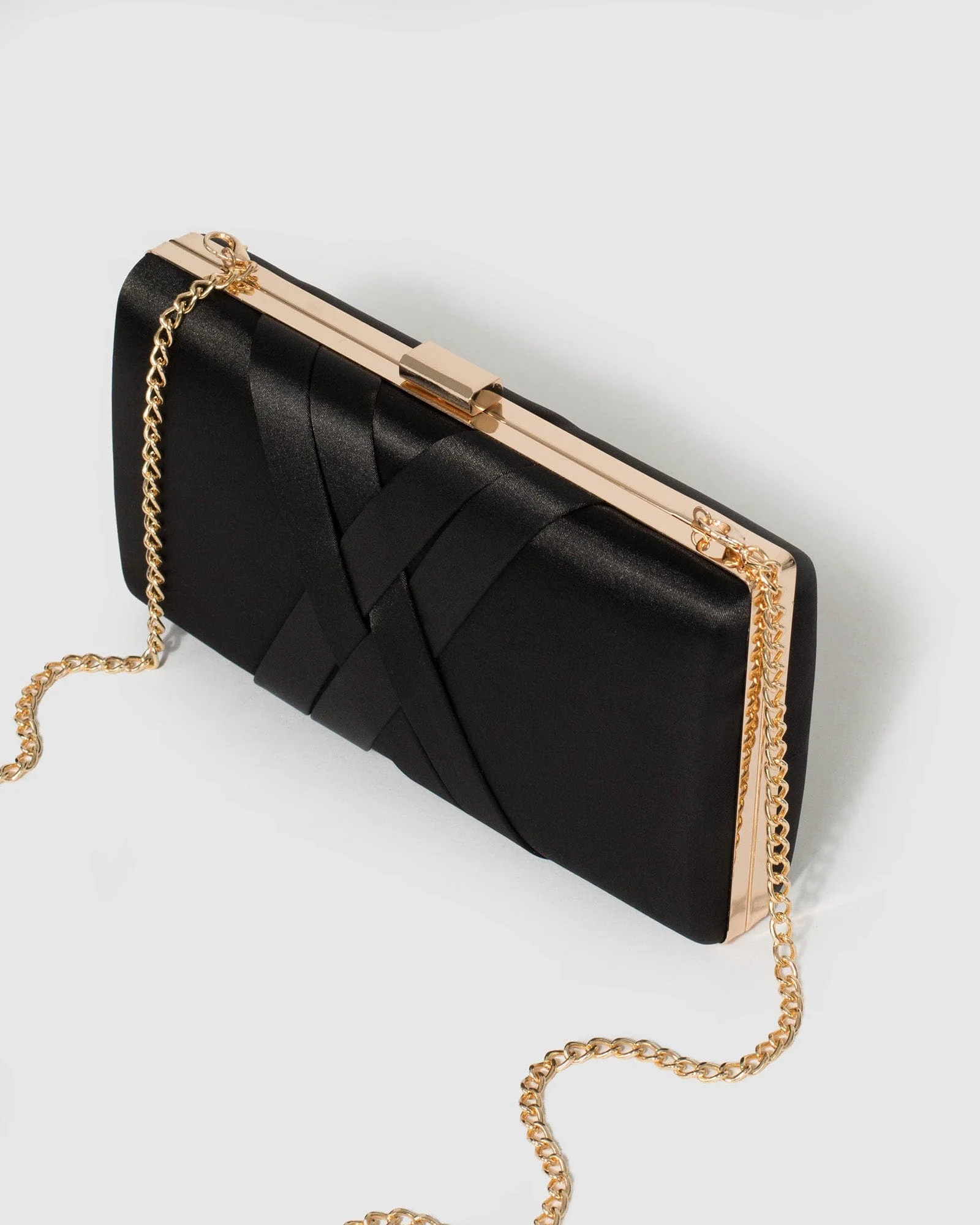 Black Melanie Clutch Bag - Image 6