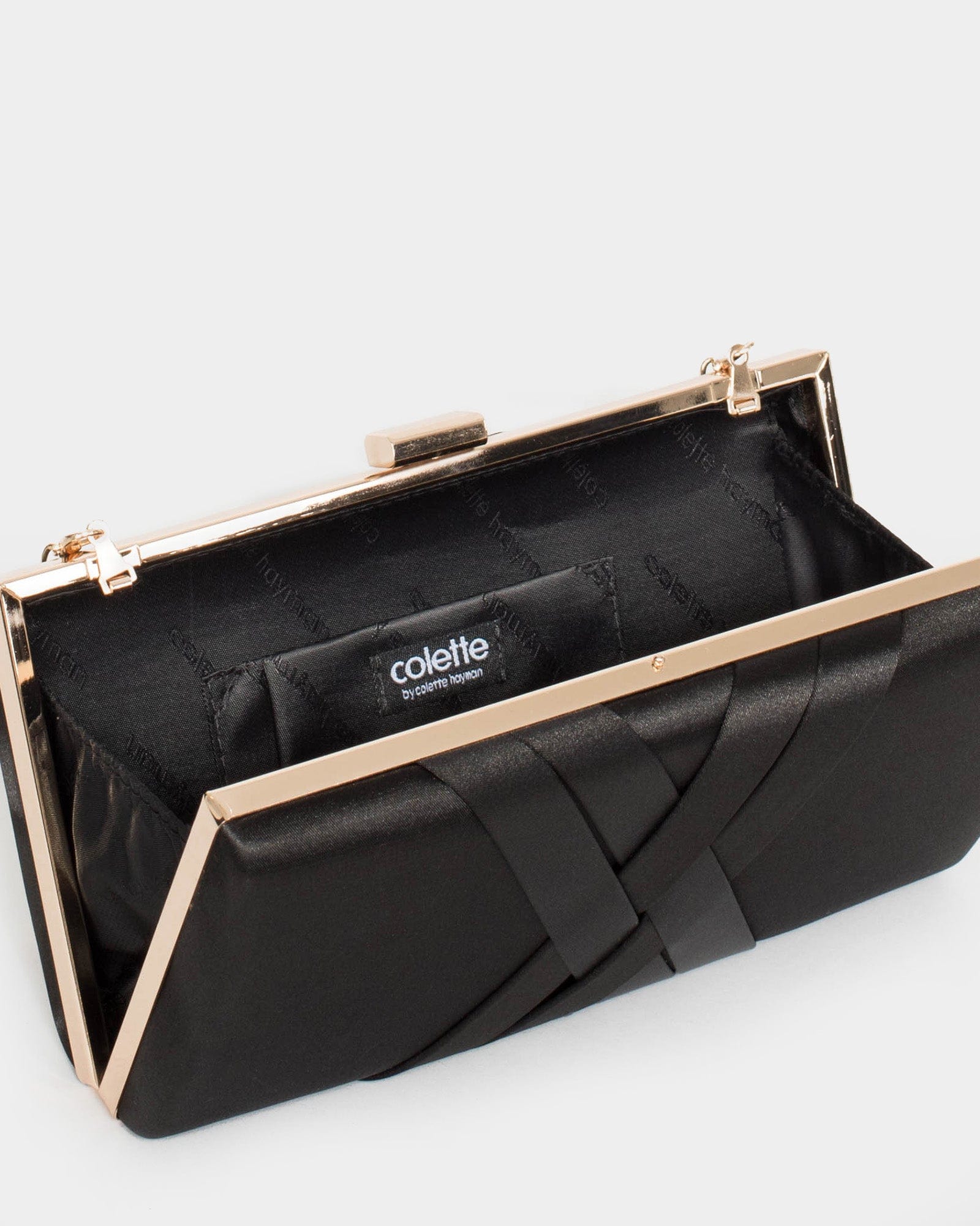 Black Melanie Clutch Bag - Image 7