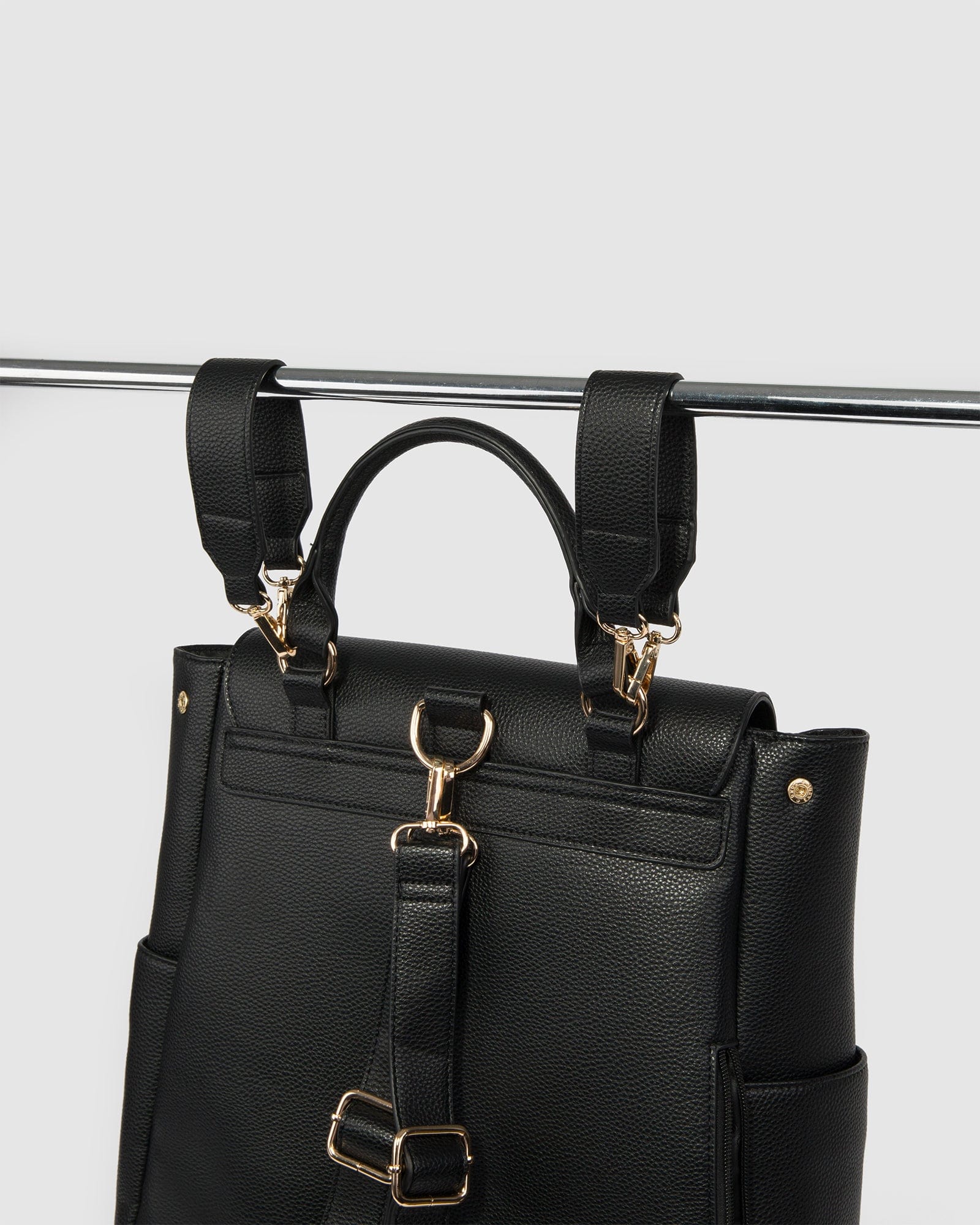Black Olivia Baby Bag Backpack - Image 10
