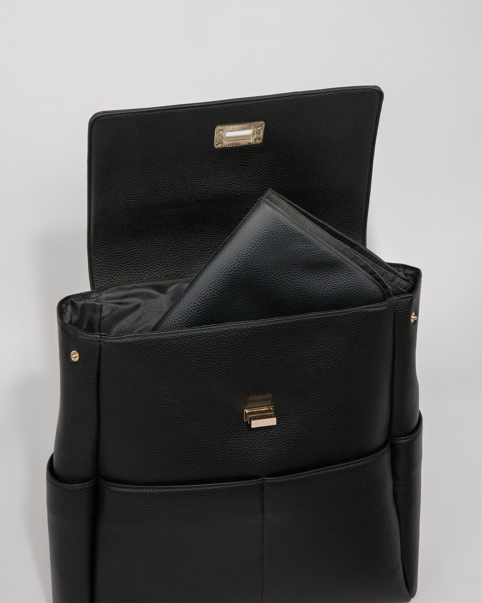 Black Olivia Baby Bag Backpack - Image 11