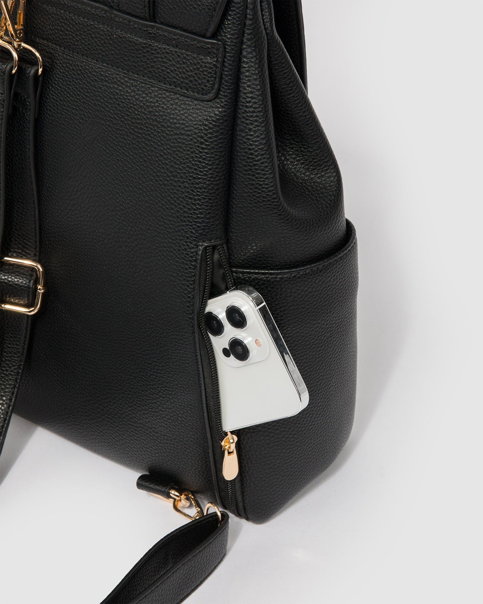 Black Olivia Baby Bag Backpack - Image 6