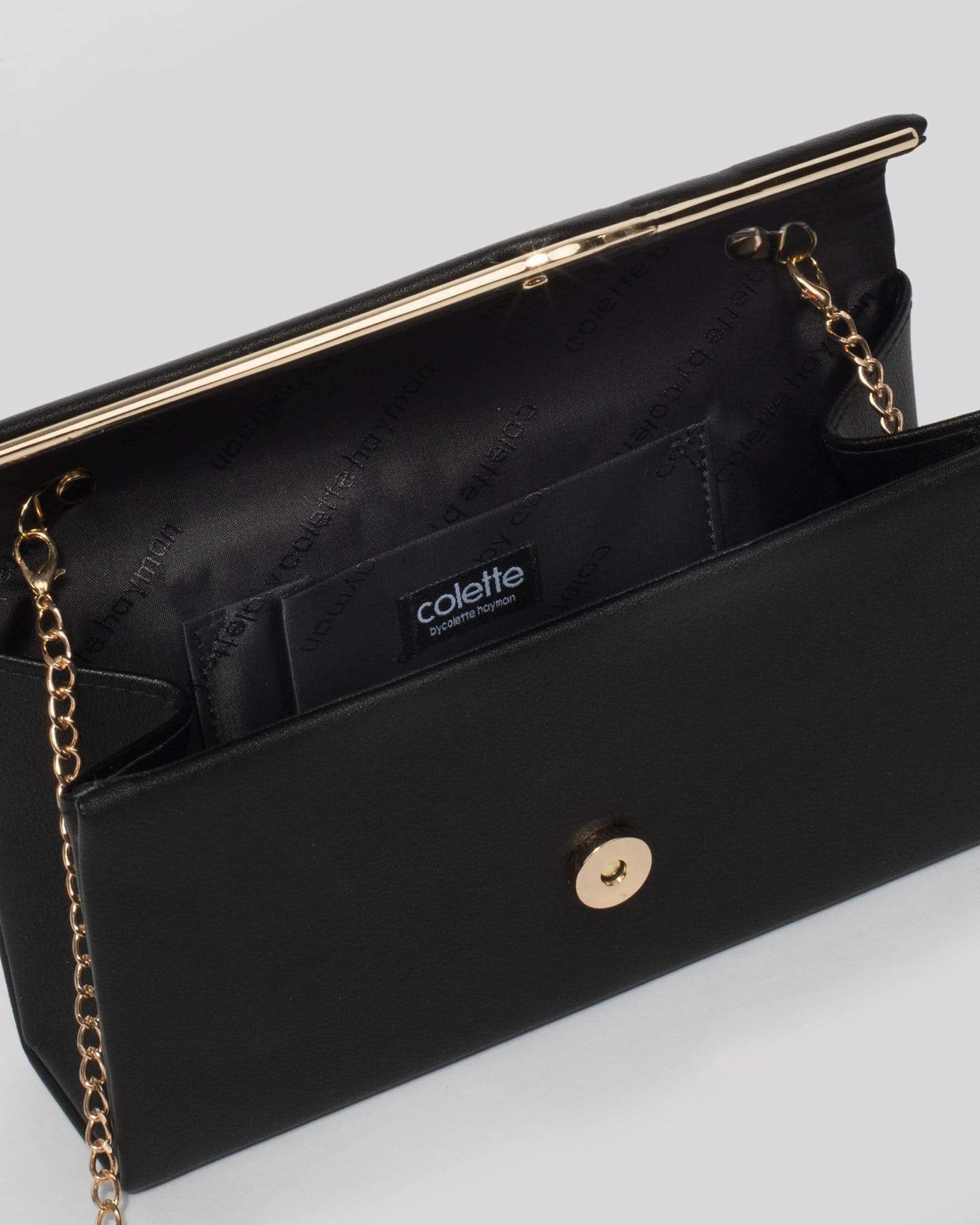 Black Sammie Clutch Bag - Image 6