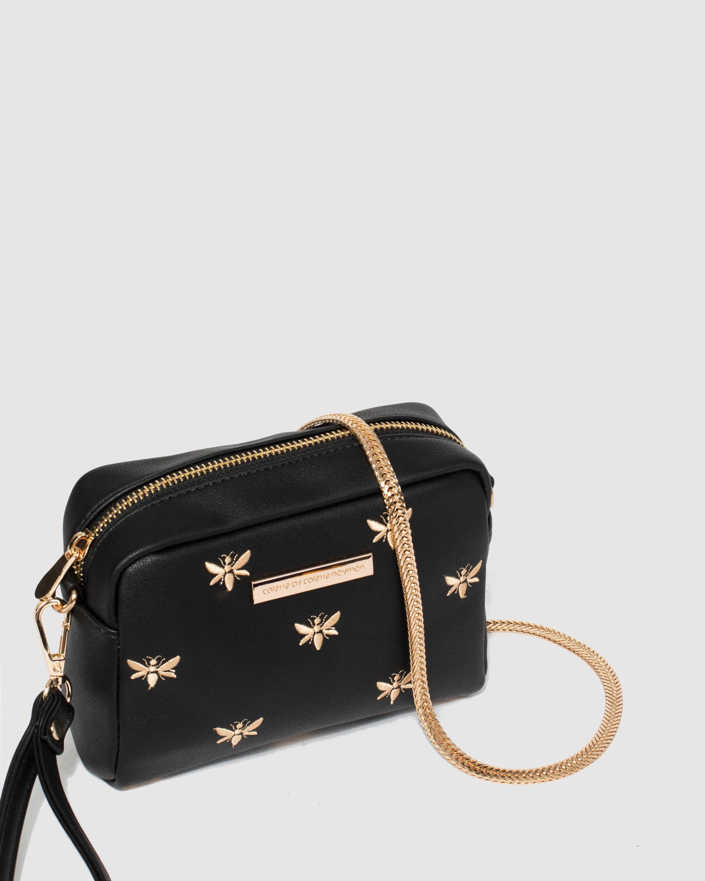 Black Suri Bee Crossbody Bag - Image 4
