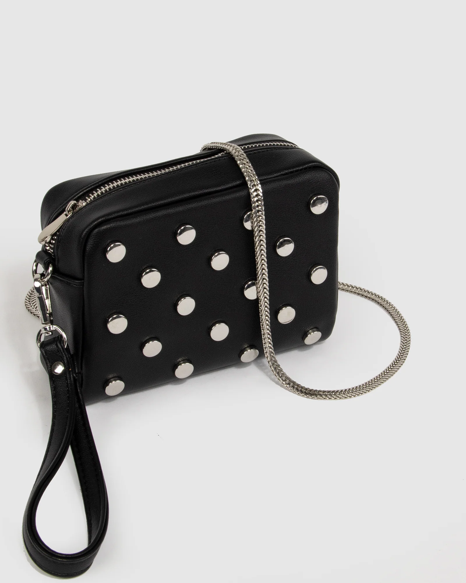 Black Suri Stud Crossbody Bag - Image 3