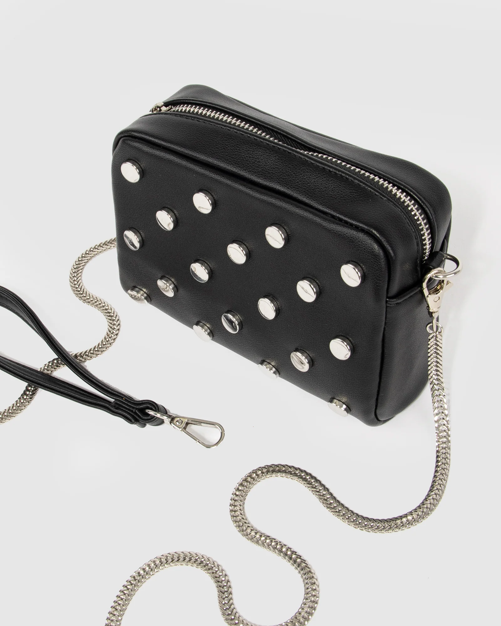 Black Suri Stud Crossbody Bag - Image 5
