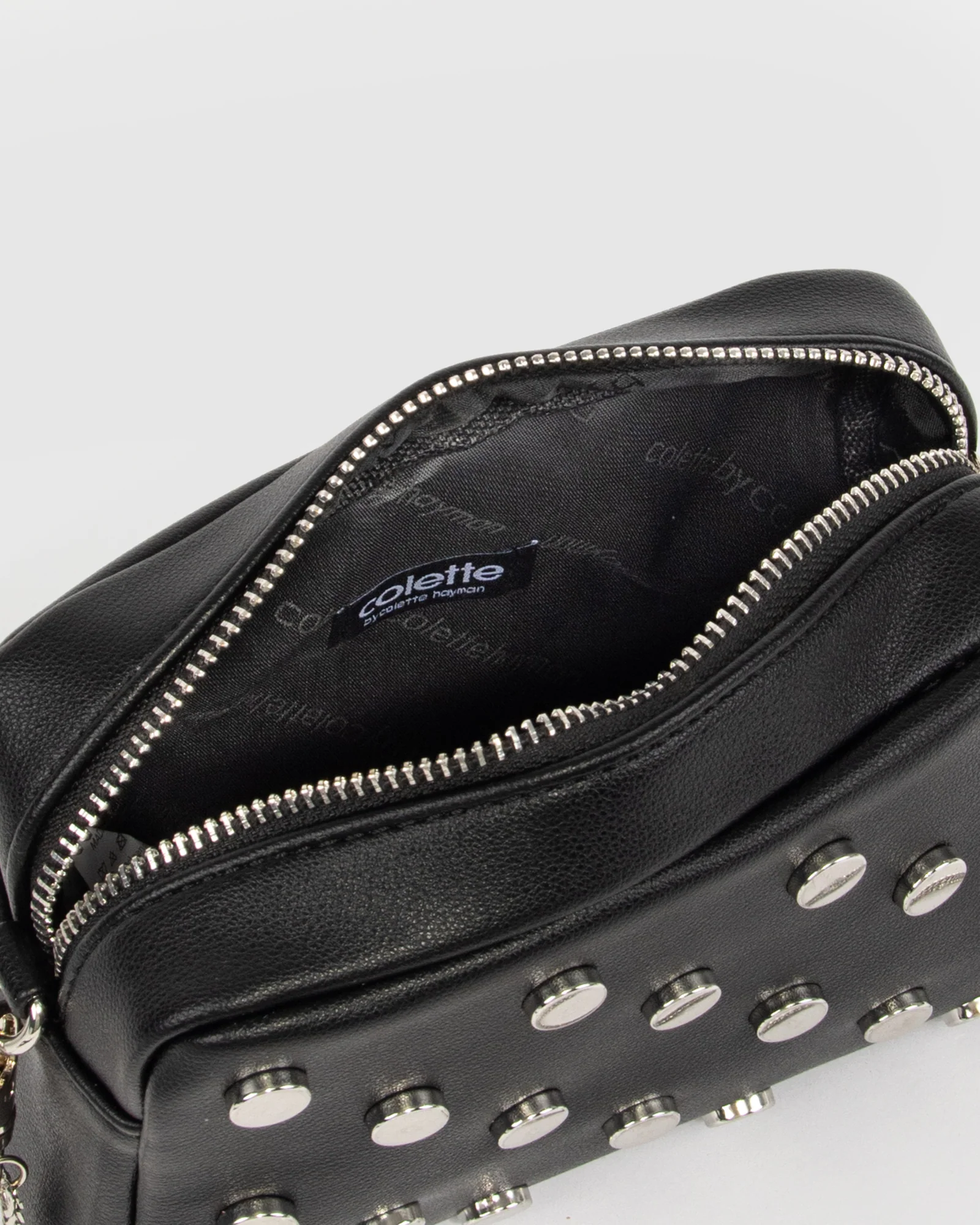 Black Suri Stud Crossbody Bag - Image 7