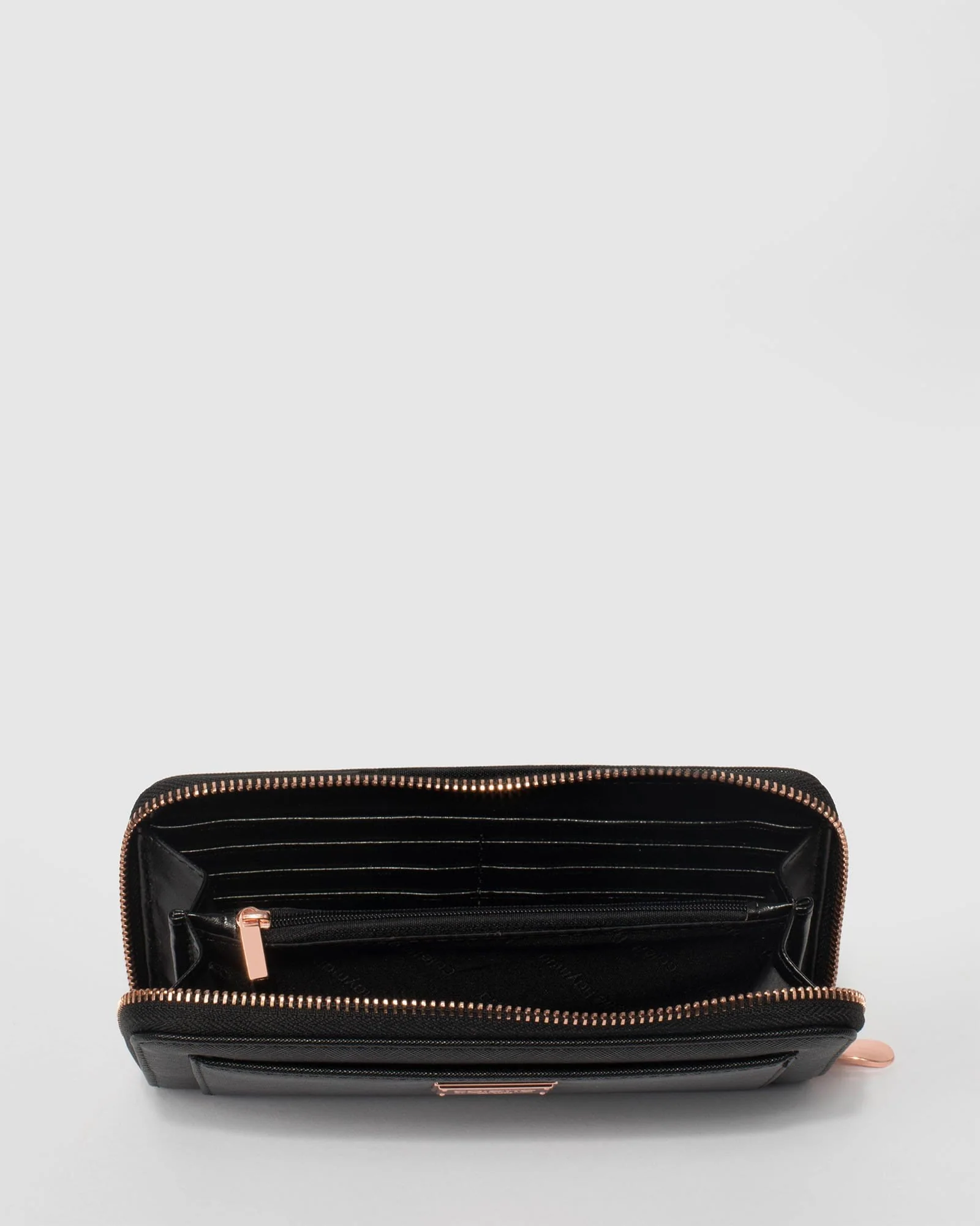 Black And Rose Gold Tarryn Wallet - Image 3