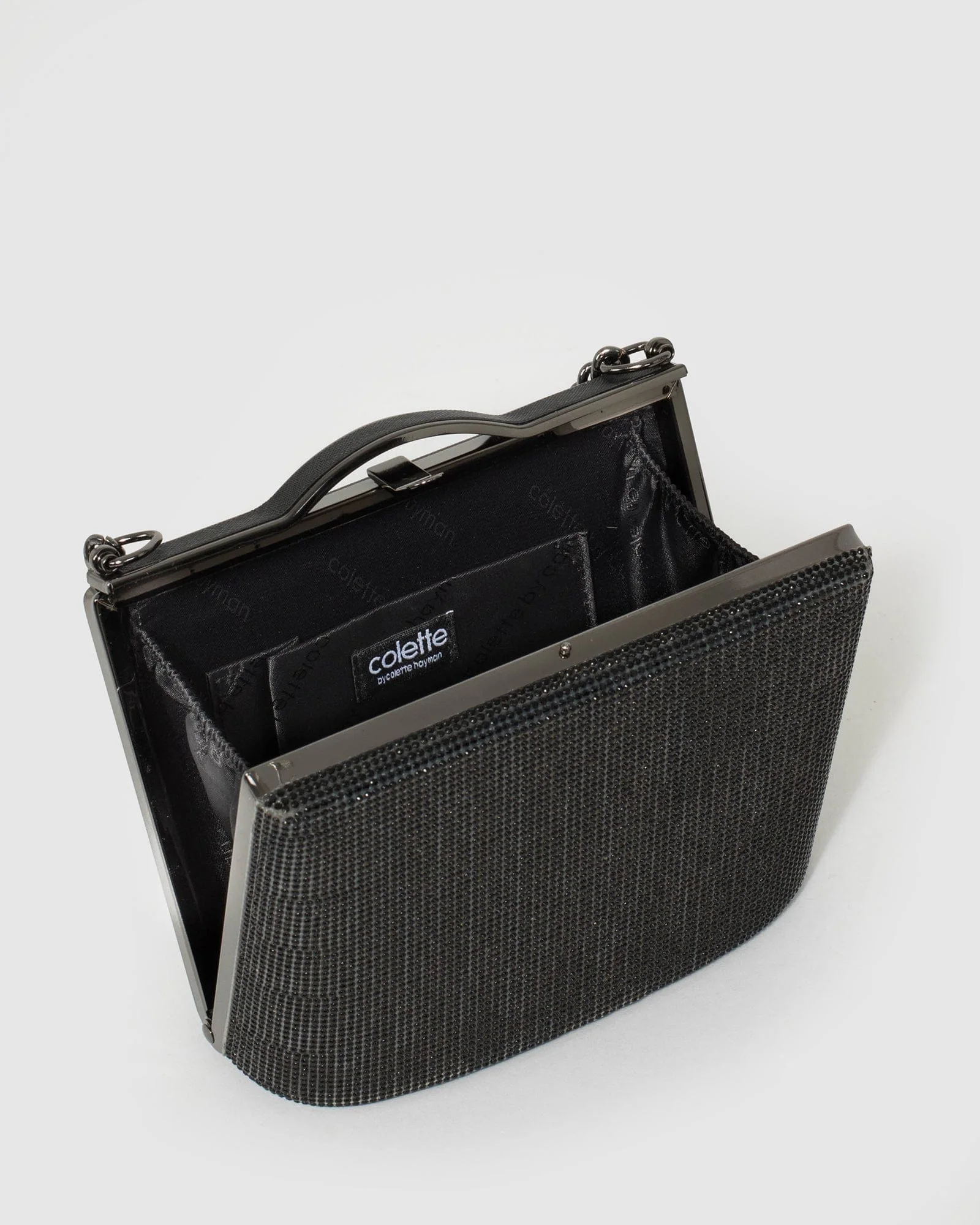 Black Tullia Chain Bag - Image 7