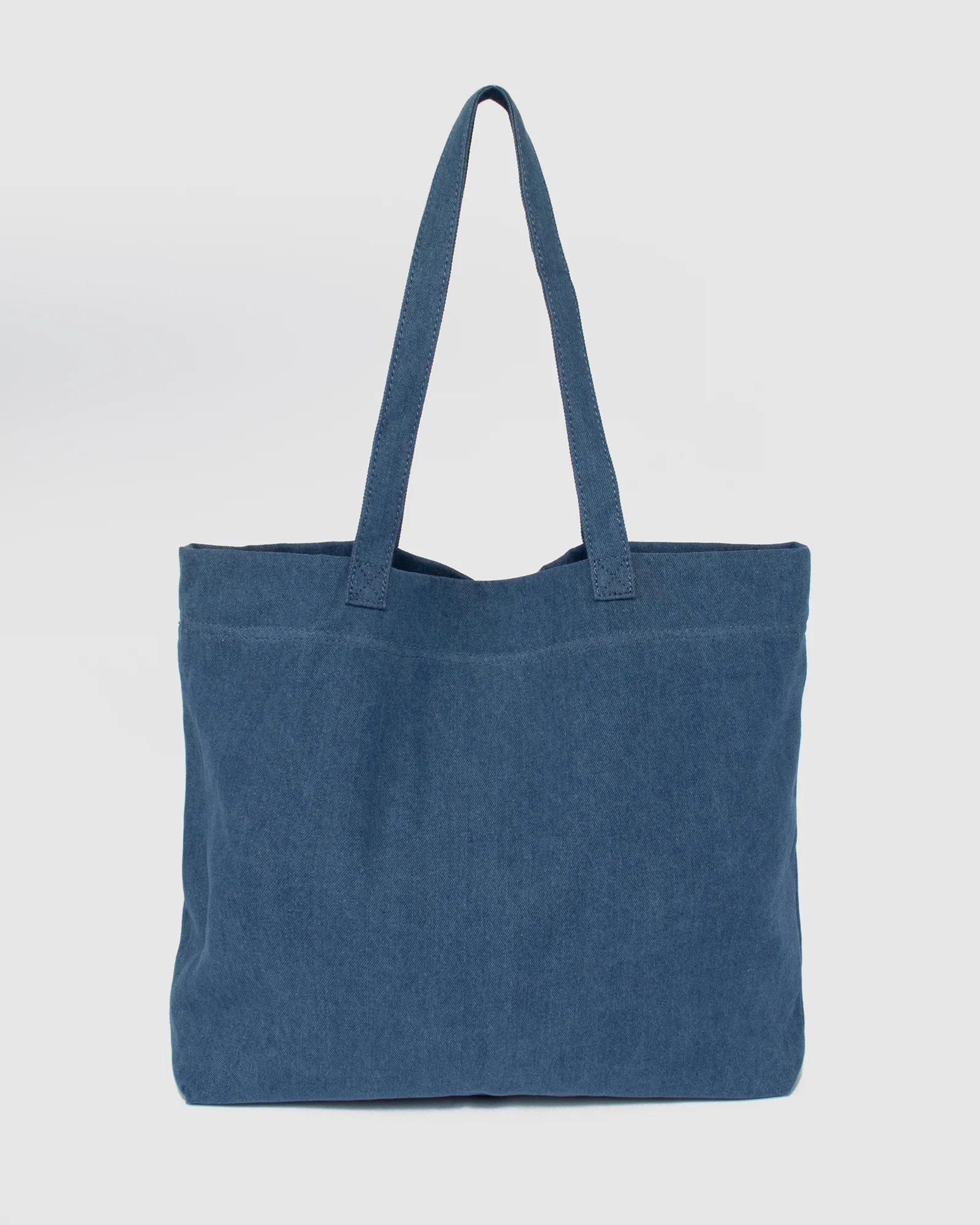 Blue Clara Denim Tote - Image 4