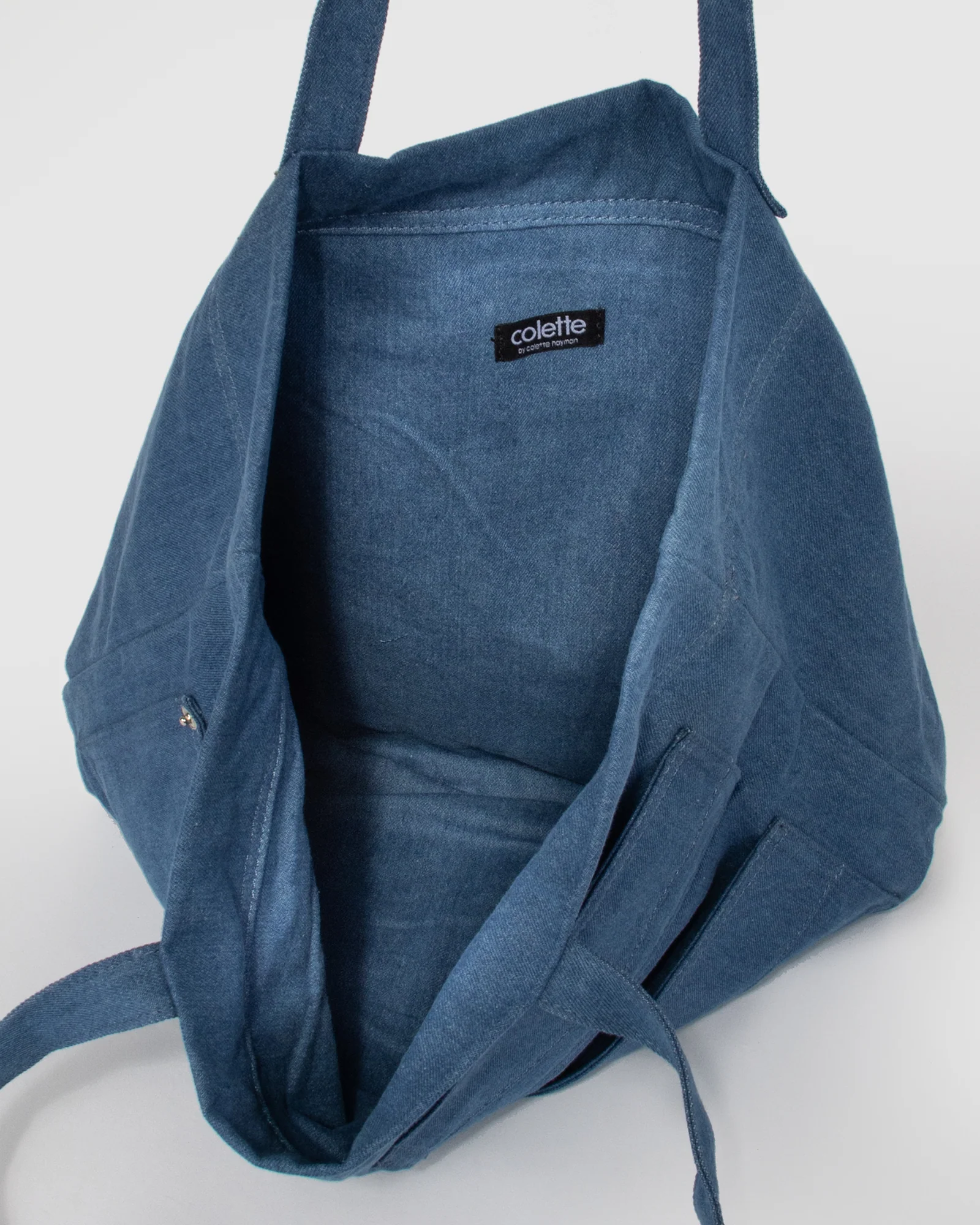 Blue Clara Denim Tote - Image 5