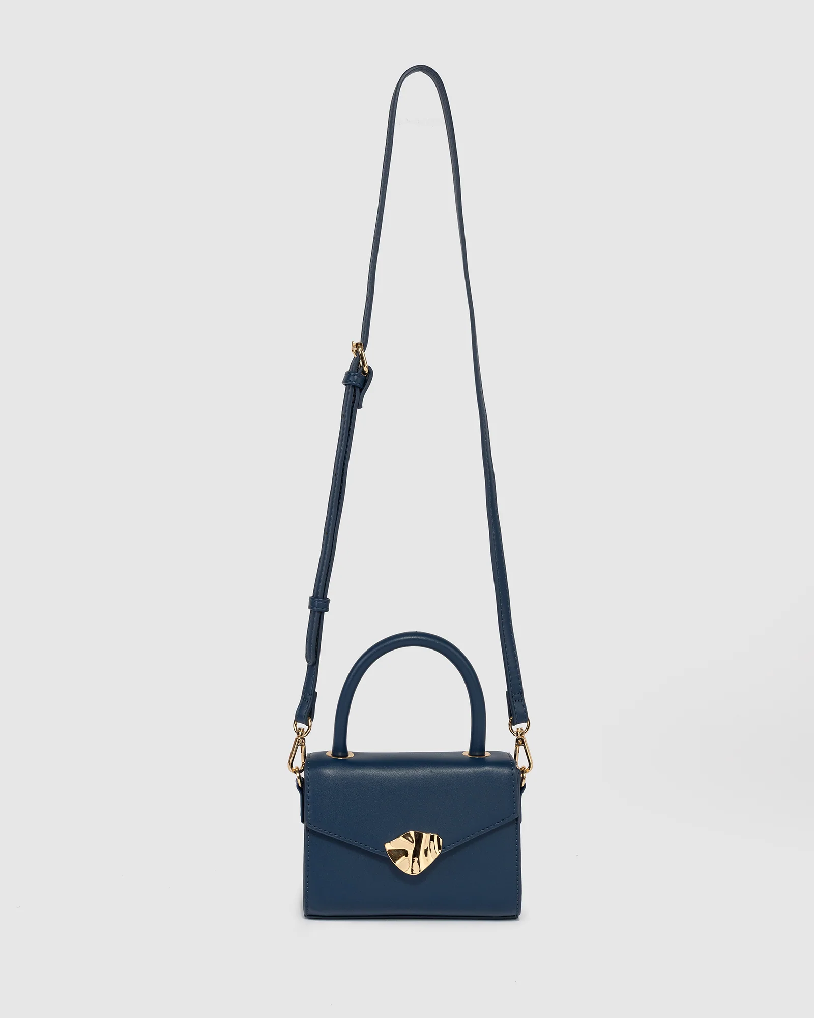 Blue Kiki Clasp Mini Bag - Image 3