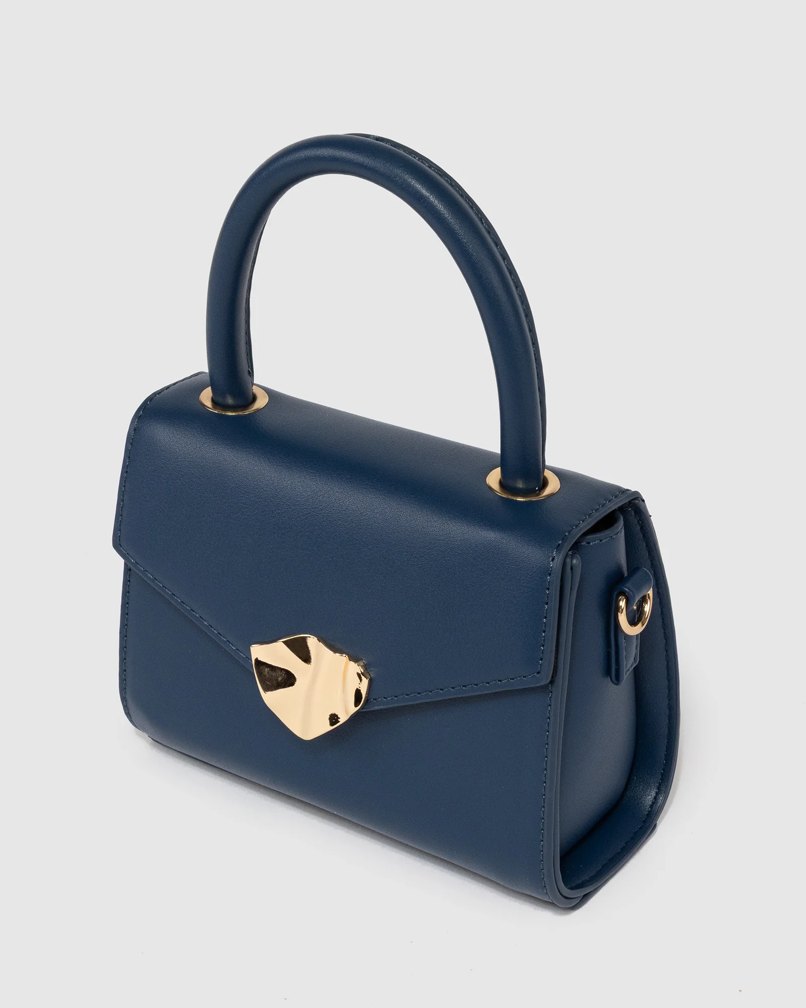 Blue Kiki Clasp Mini Bag - Image 4