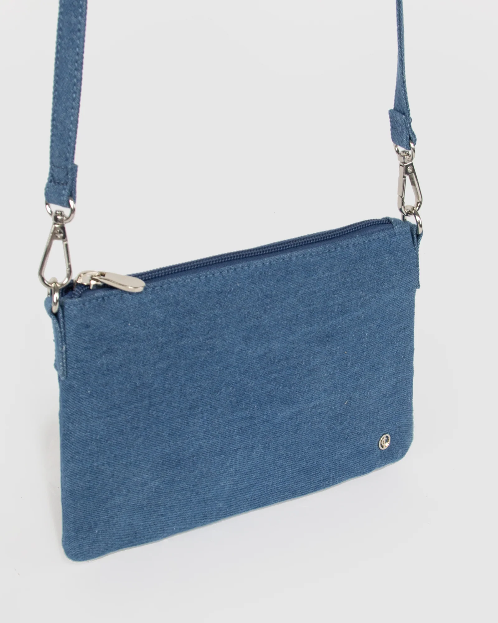 Blue Mary Kate Denim Crossbody - Image 3