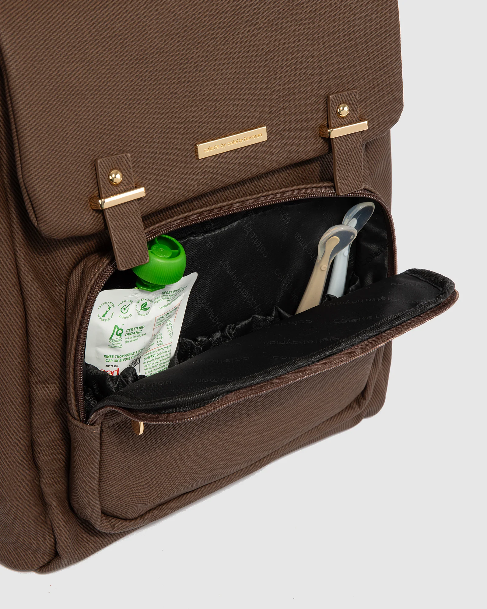 Brown Belle Baby Backpack - Image 5