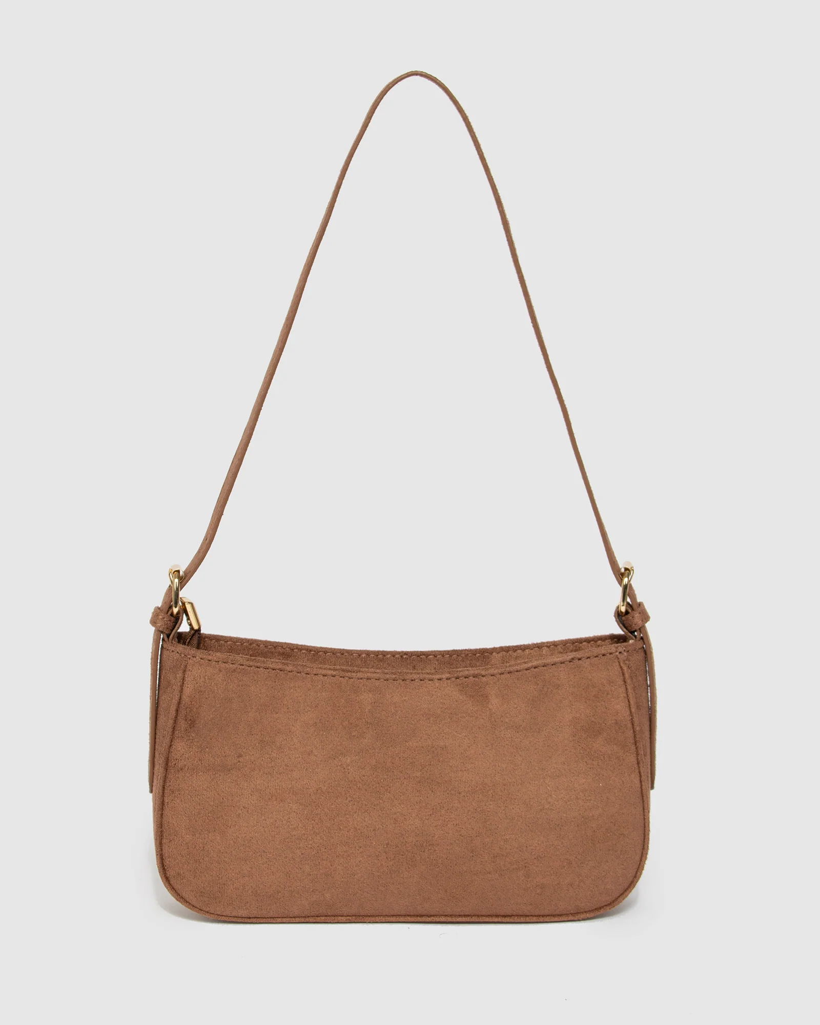 Brown Frankie Buckle Strap Shoulder Bag - Image 4