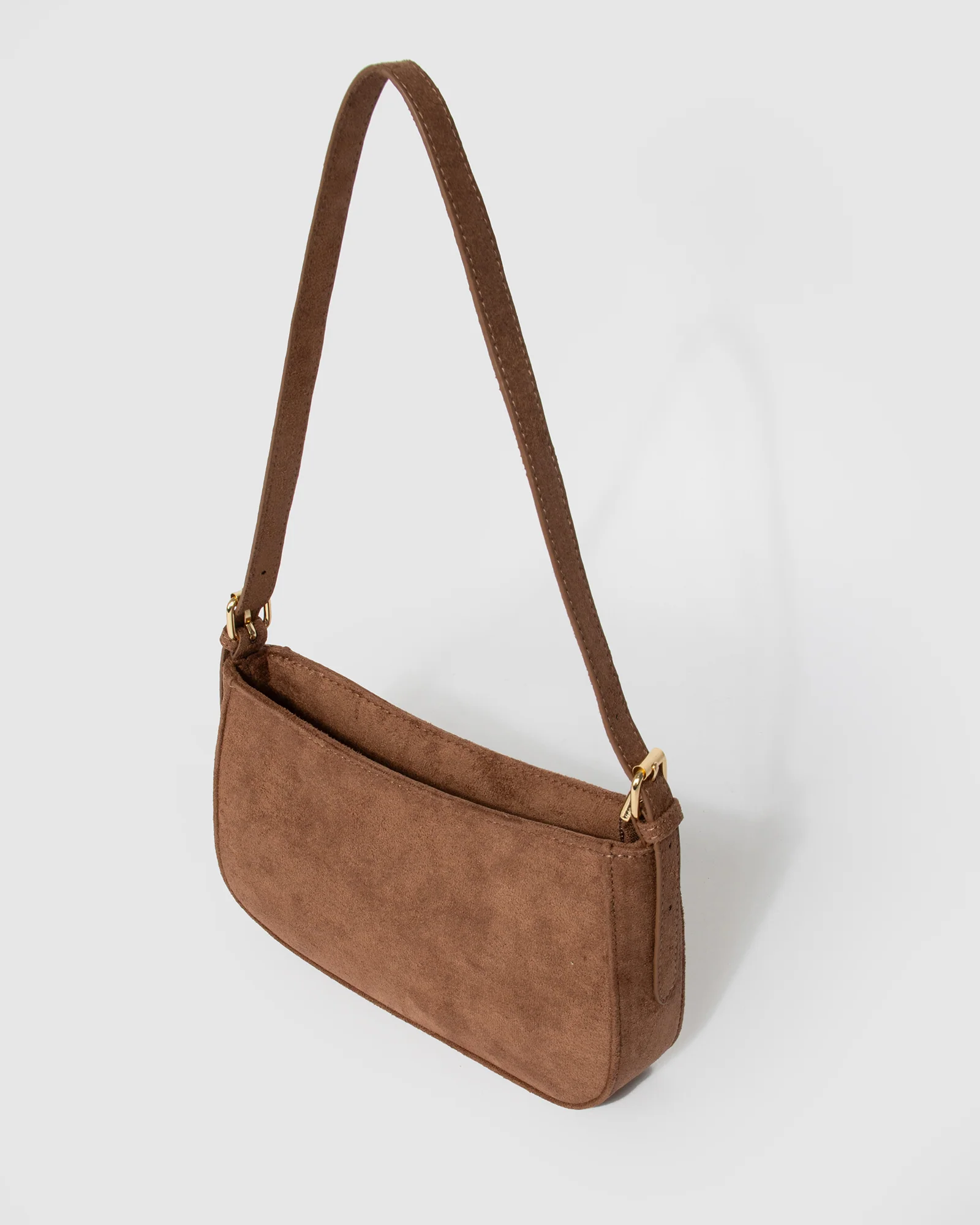 Brown Frankie Buckle Strap Shoulder Bag - Image 5