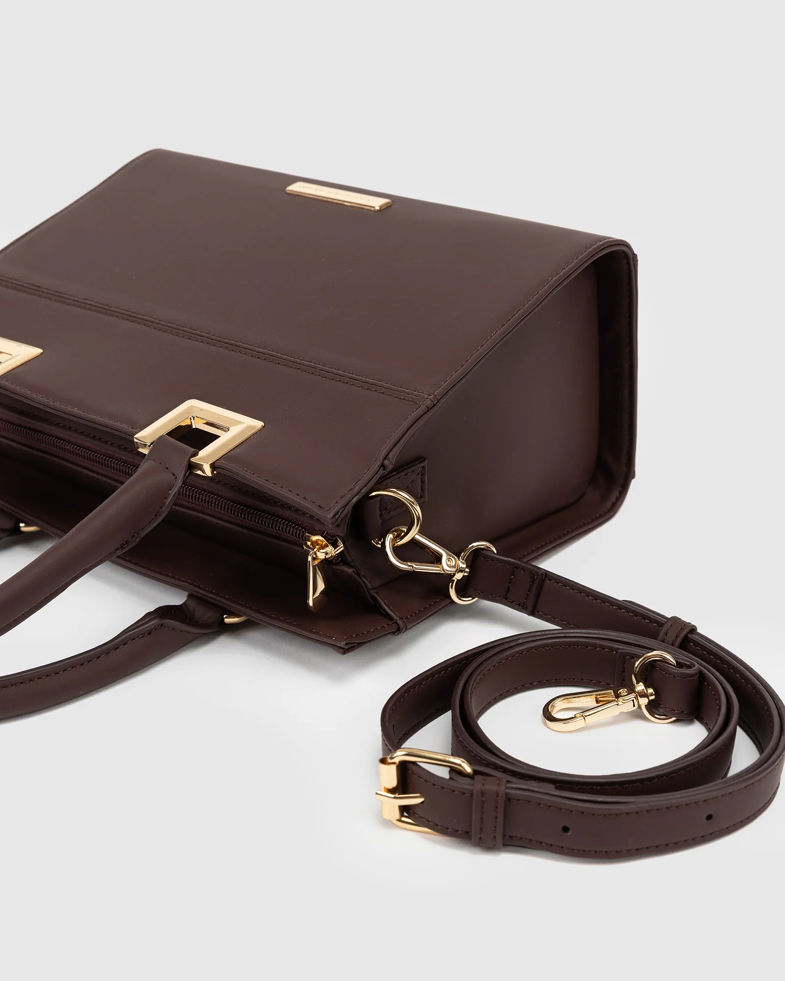 Brown Steph Mini Tote - Image 4