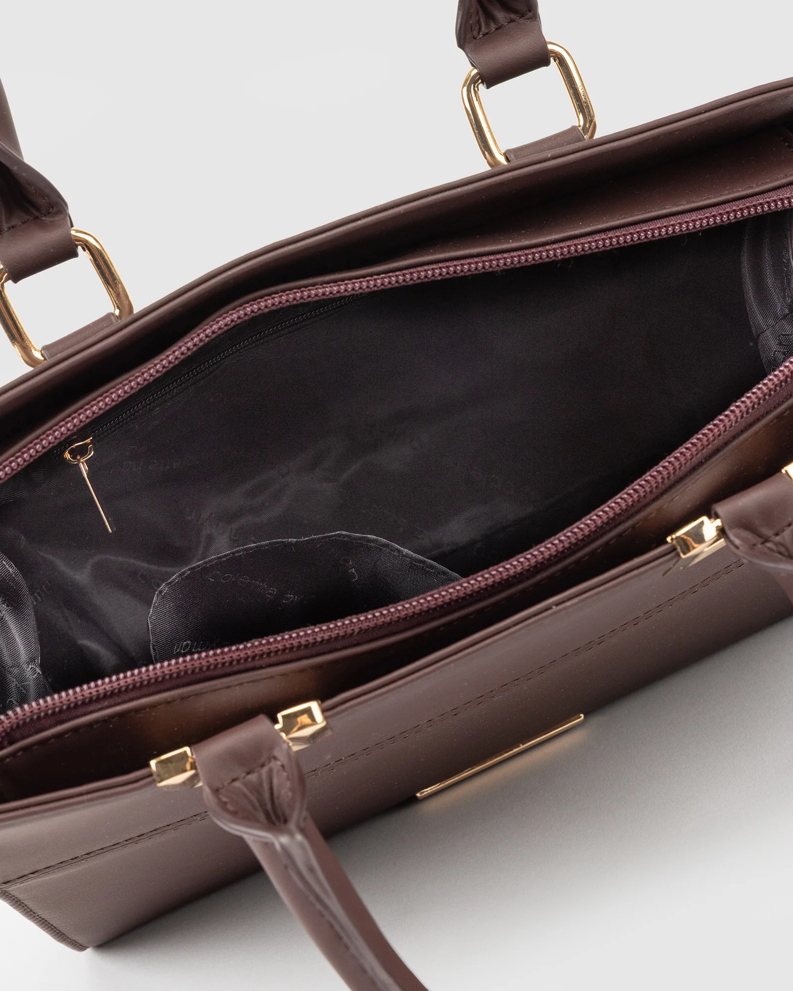 Brown Steph Mini Tote - Image 5