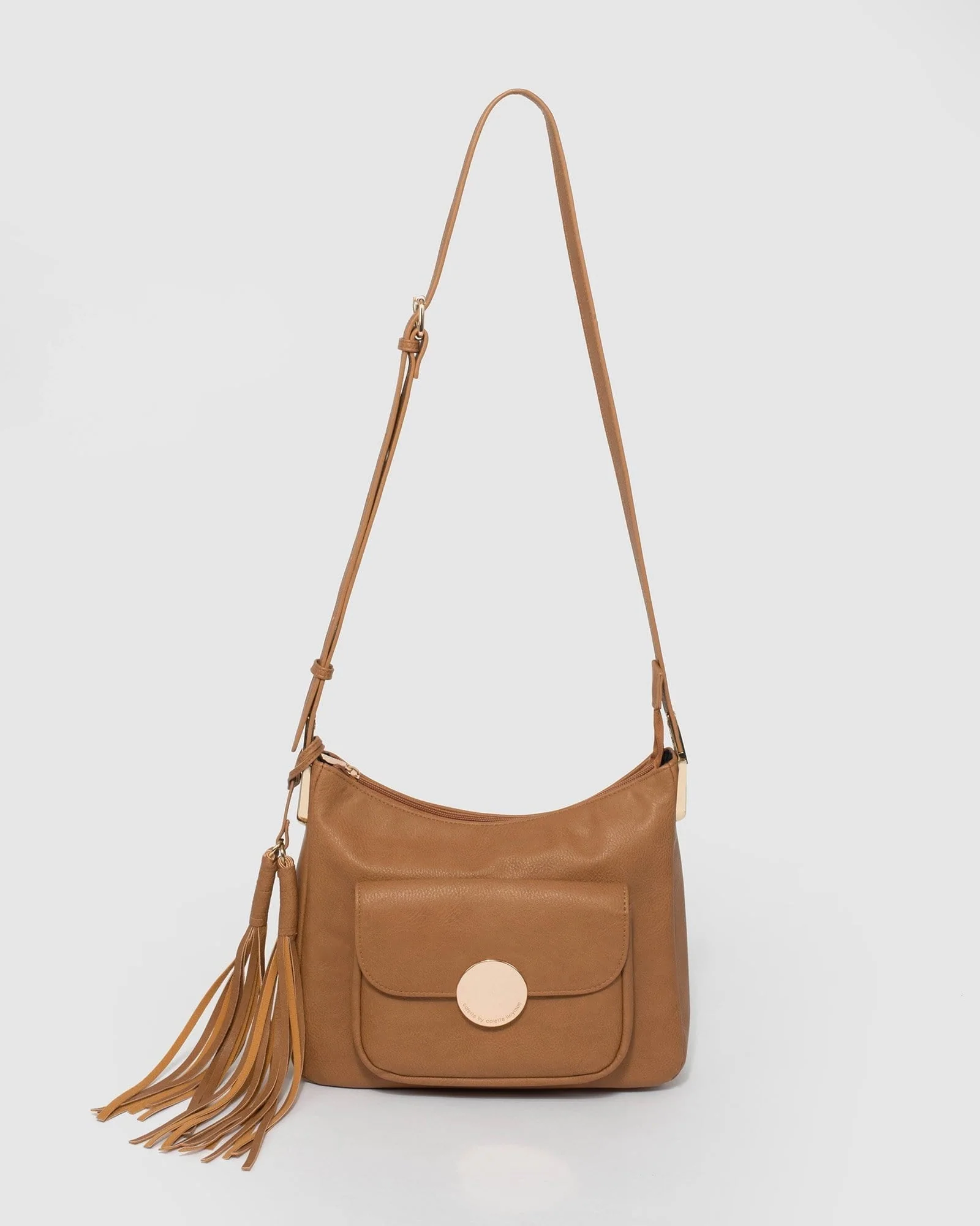 Caramel Hadley Crossbody Bag - Image 3