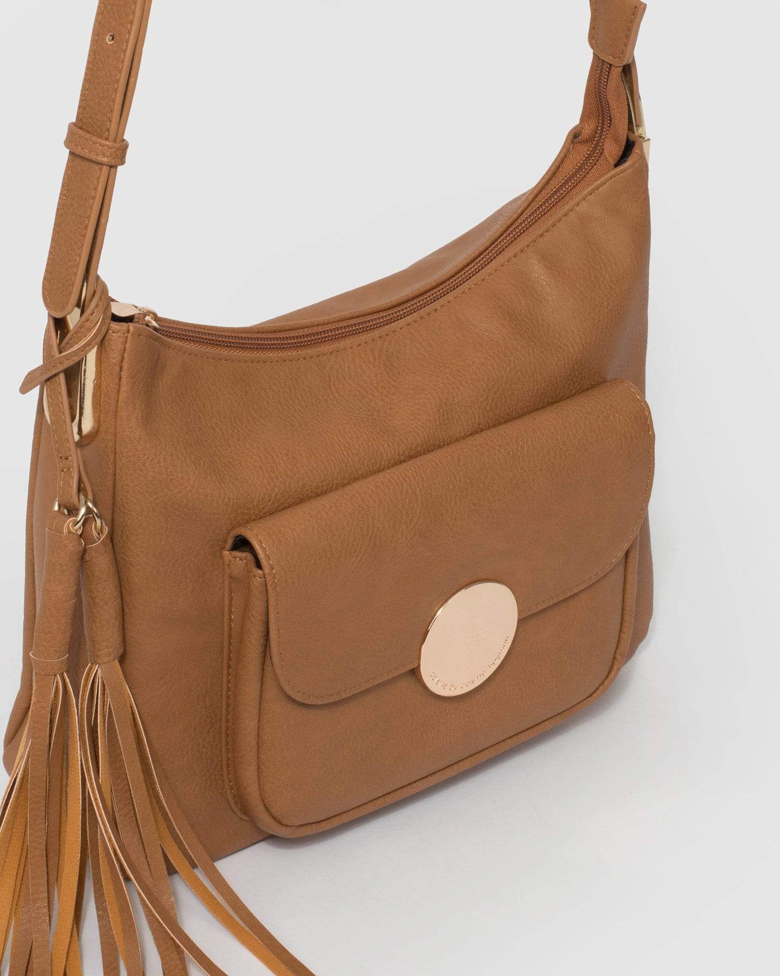 Caramel Hadley Crossbody Bag - Image 4