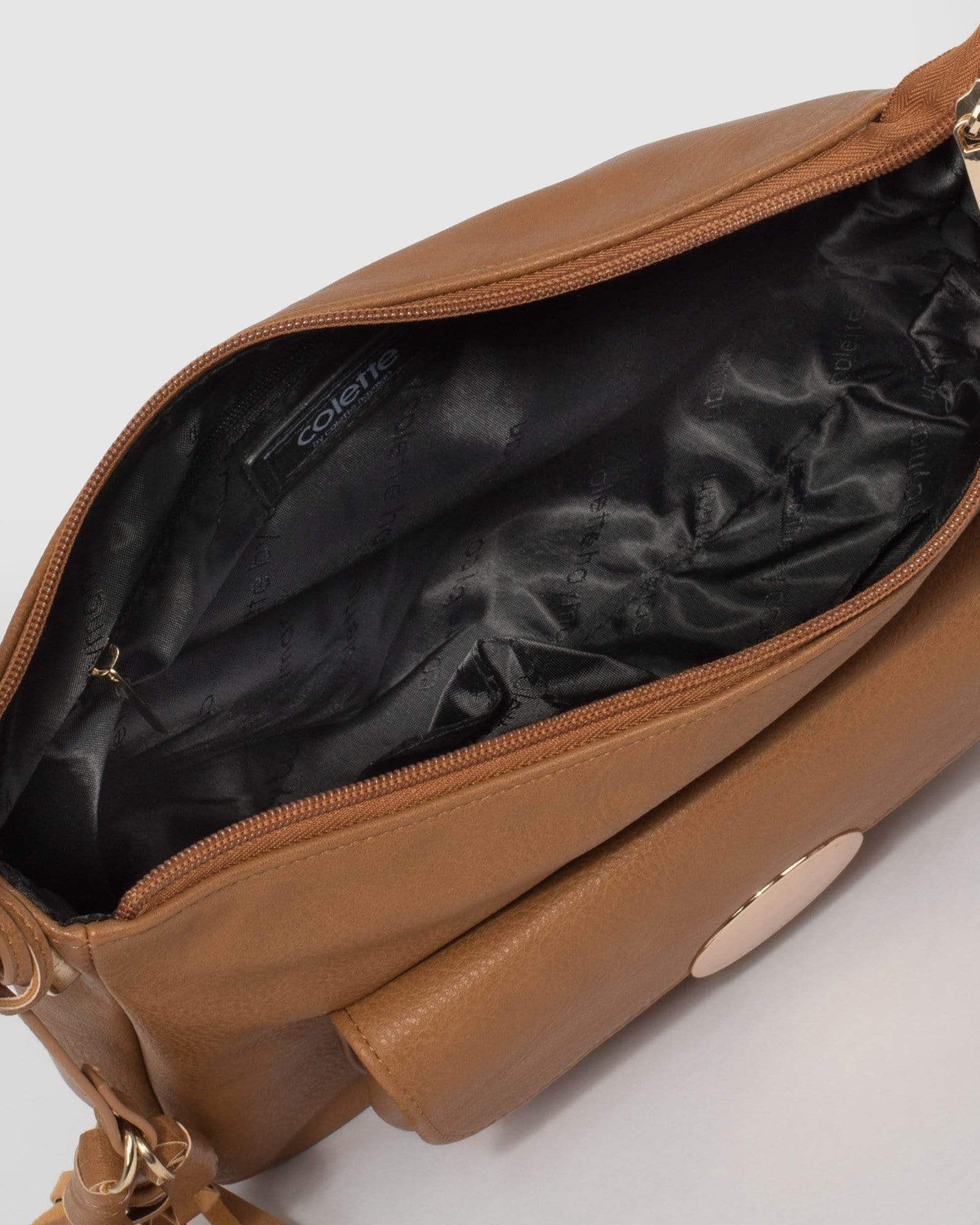 Caramel Hadley Crossbody Bag - Image 7
