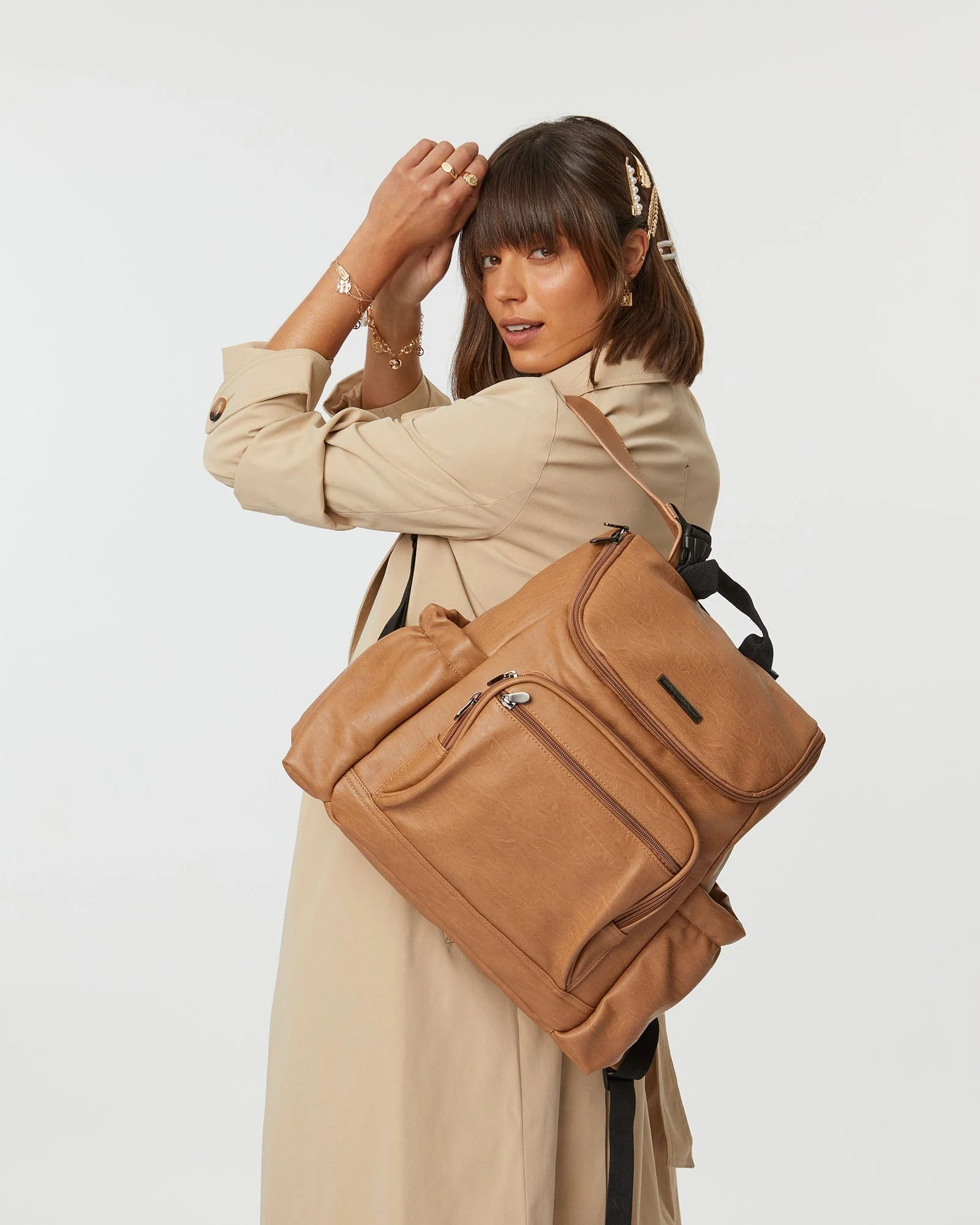 Caramel Baby Bag Backpack - Image 9