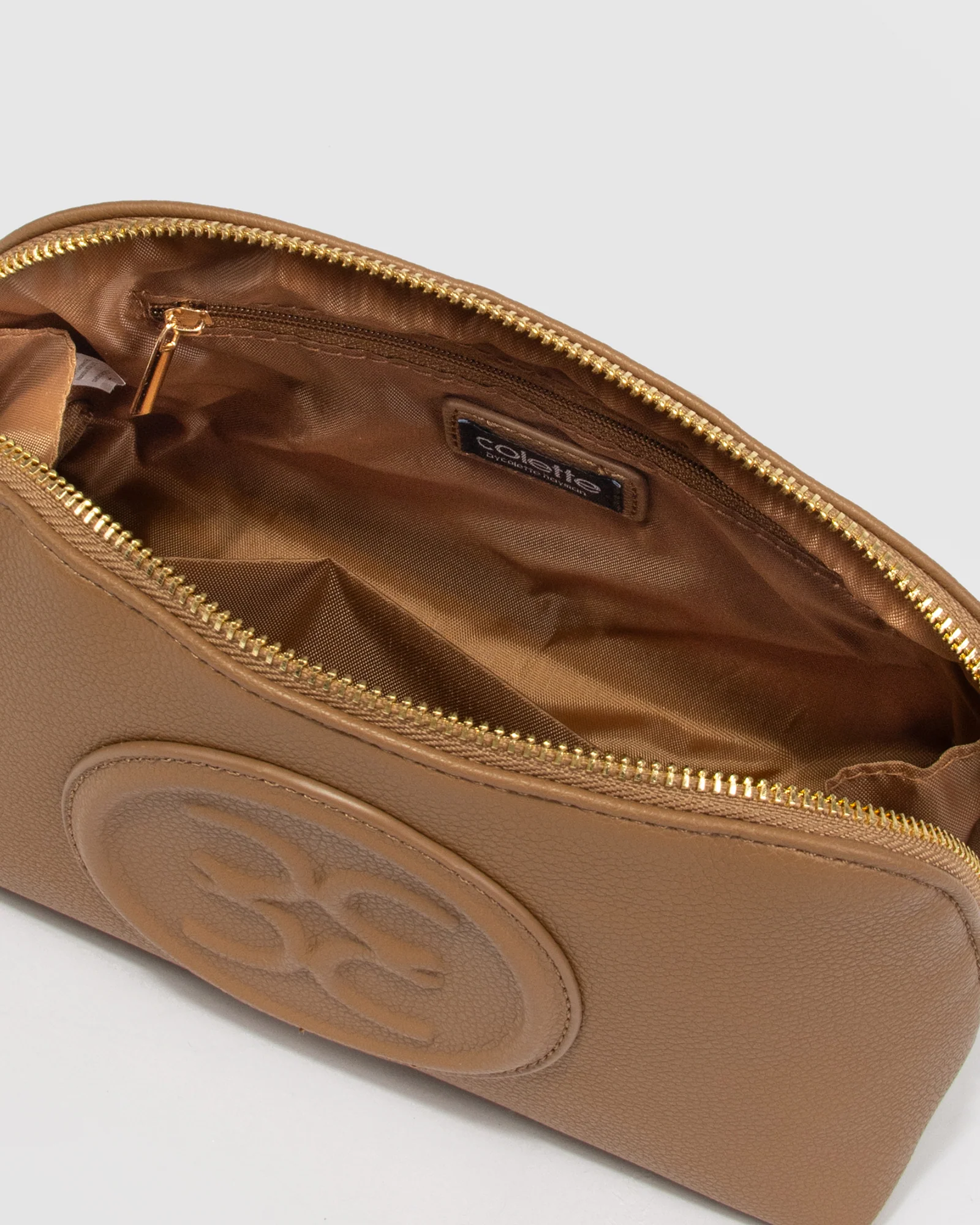 Caramel Rita Zip Top Cosmetic Case - Image 5