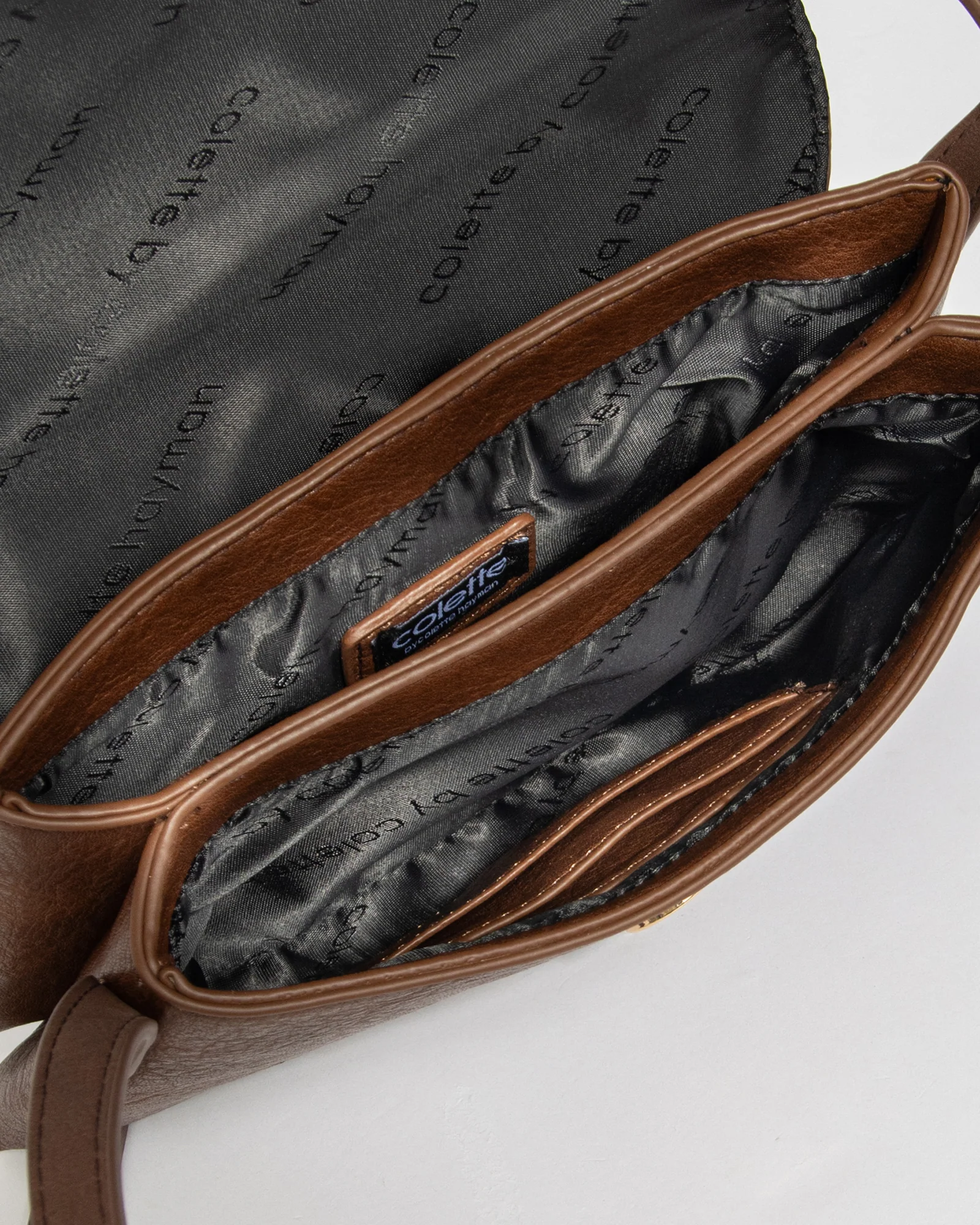 Chocolate Brooklyn Crossbody Bag - Image 6